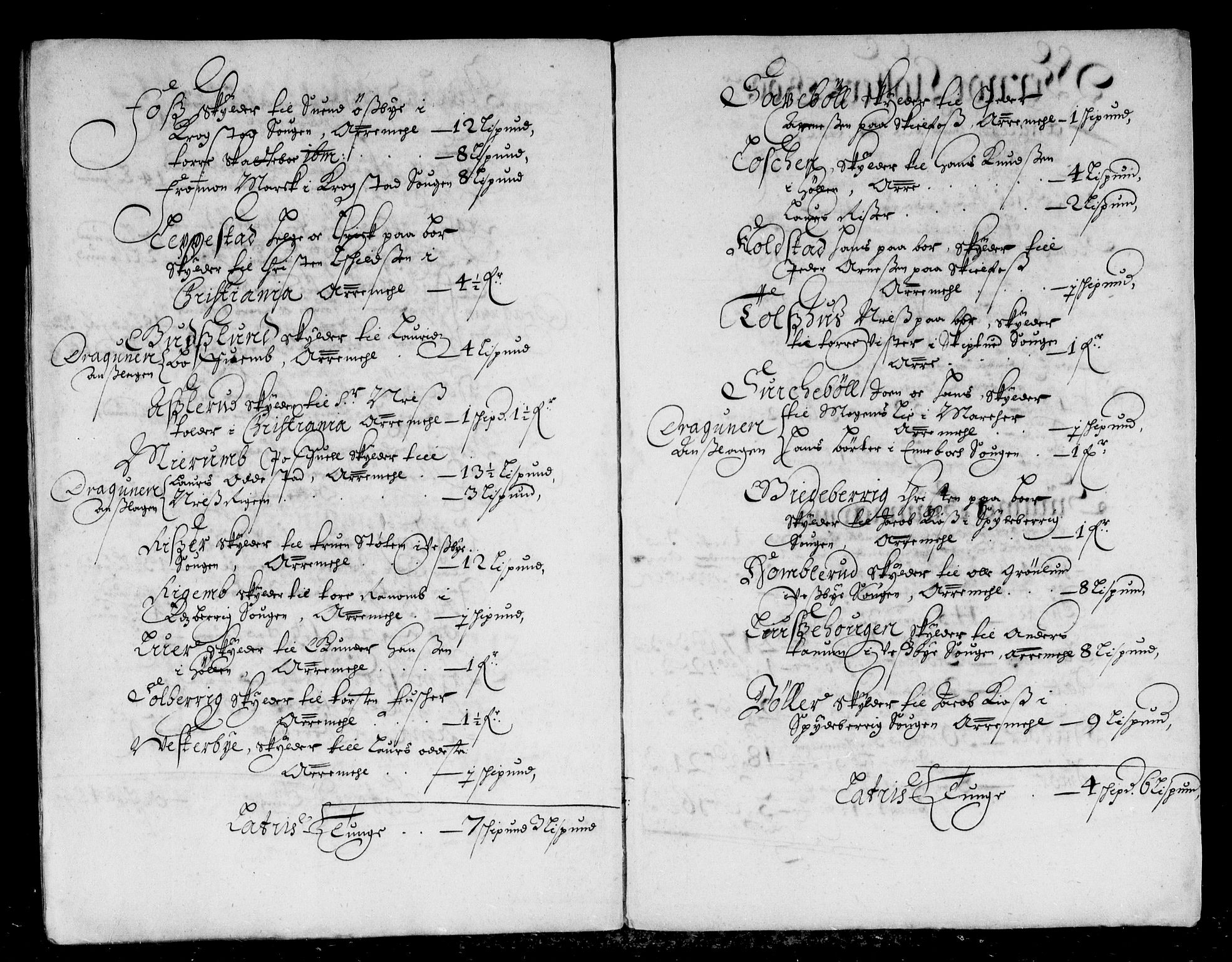 Rentekammeret inntil 1814, Reviderte regnskaper, Stiftamtstueregnskaper, Landkommissariatet på Akershus og Akershus stiftamt, AV/RA-EA-5869/R/Rb/L0094: Akershus stiftamt, 1673-1674