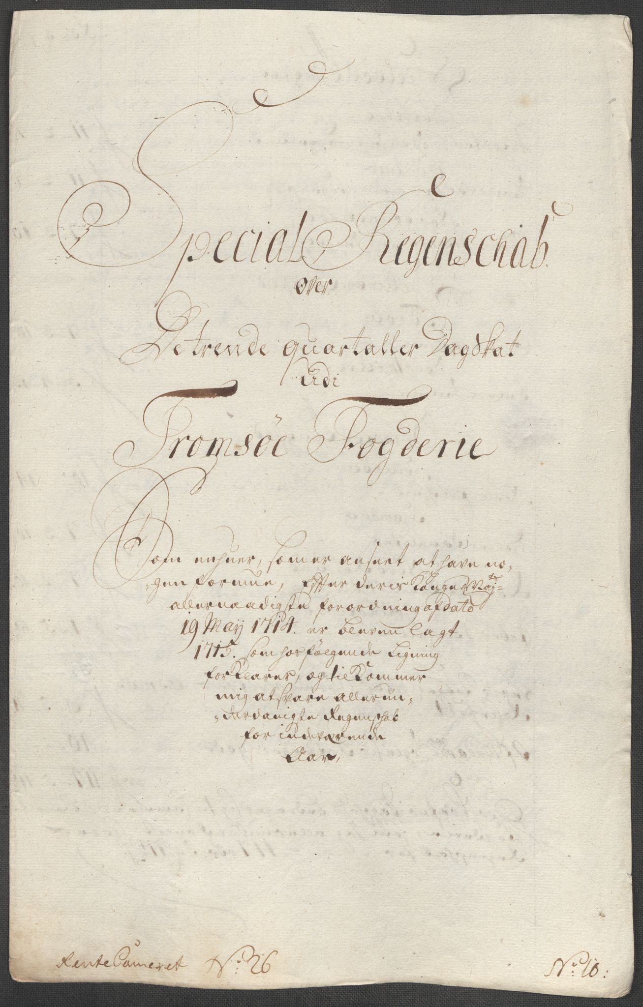 Rentekammeret inntil 1814, Reviderte regnskaper, Fogderegnskap, AV/RA-EA-4092/R68/L4761: Fogderegnskap Senja og Troms, 1715, s. 139