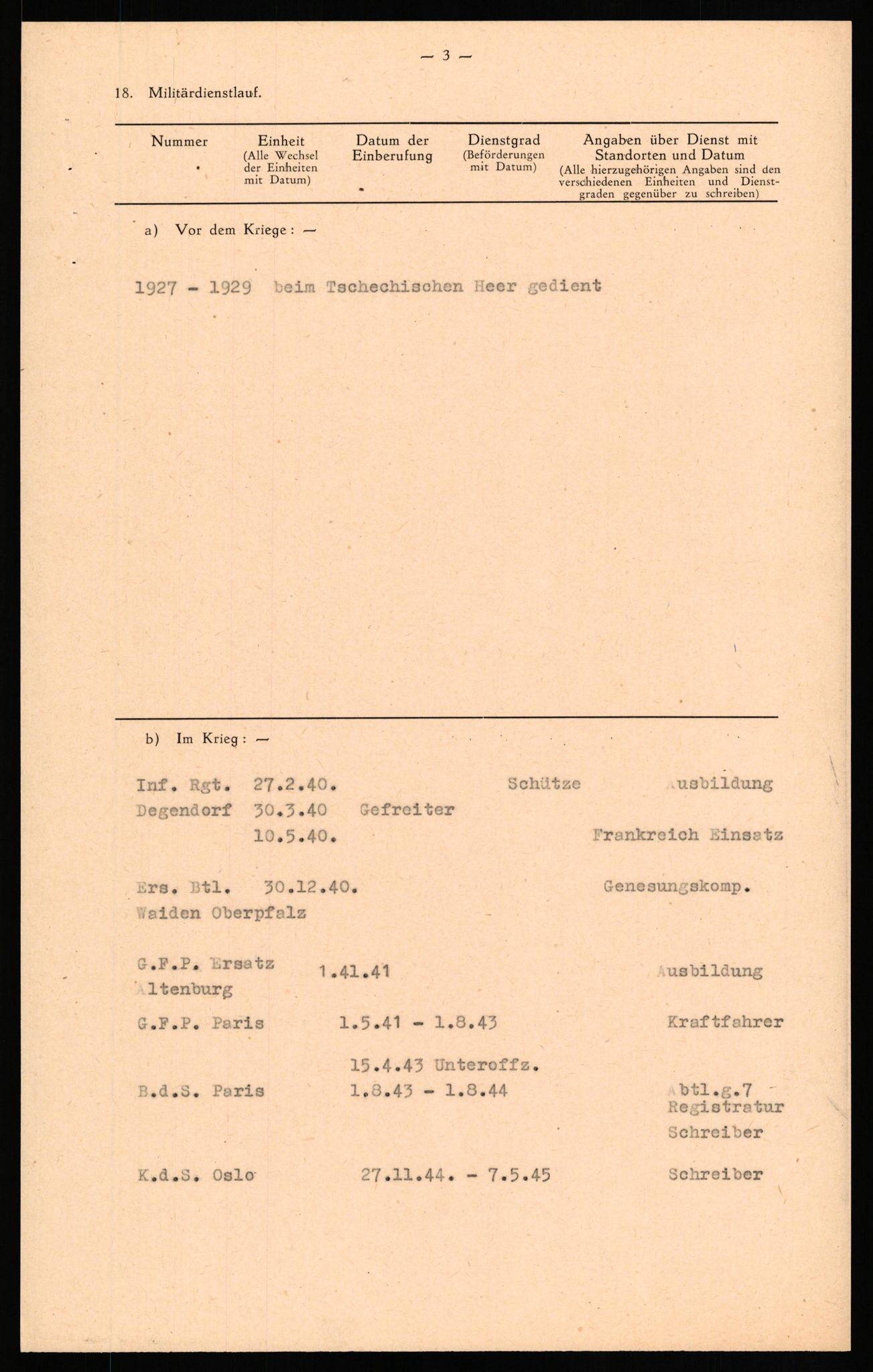 Forsvaret, Forsvarets overkommando II, AV/RA-RAFA-3915/D/Db/L0026: CI Questionaires. Tyske okkupasjonsstyrker i Norge. Tyskere., 1945-1946, s. 450