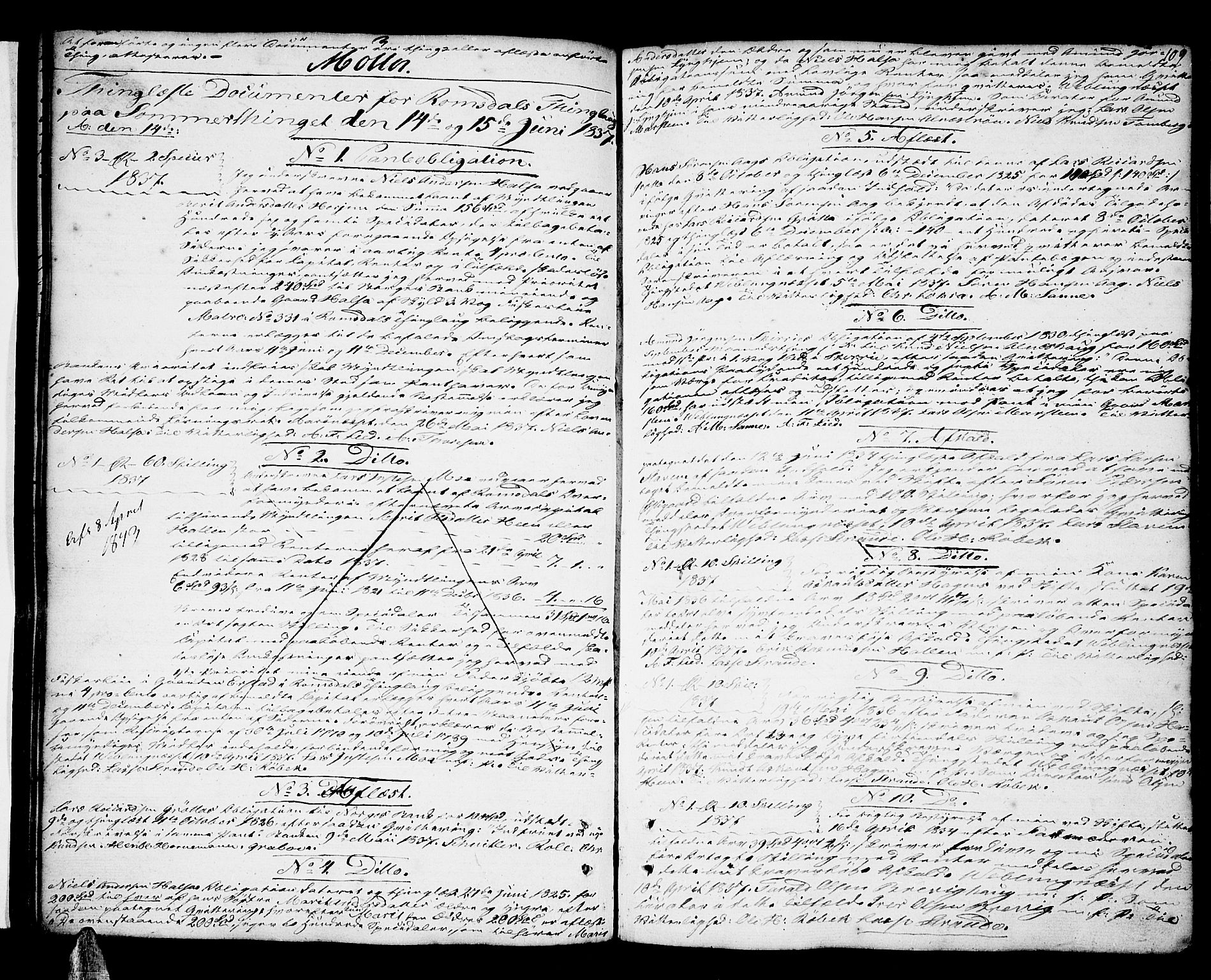 Romsdal sorenskriveri, SAT/A-4149/1/2/2C/L0011: Pantebok nr. 9, 1835-1841, s. 109