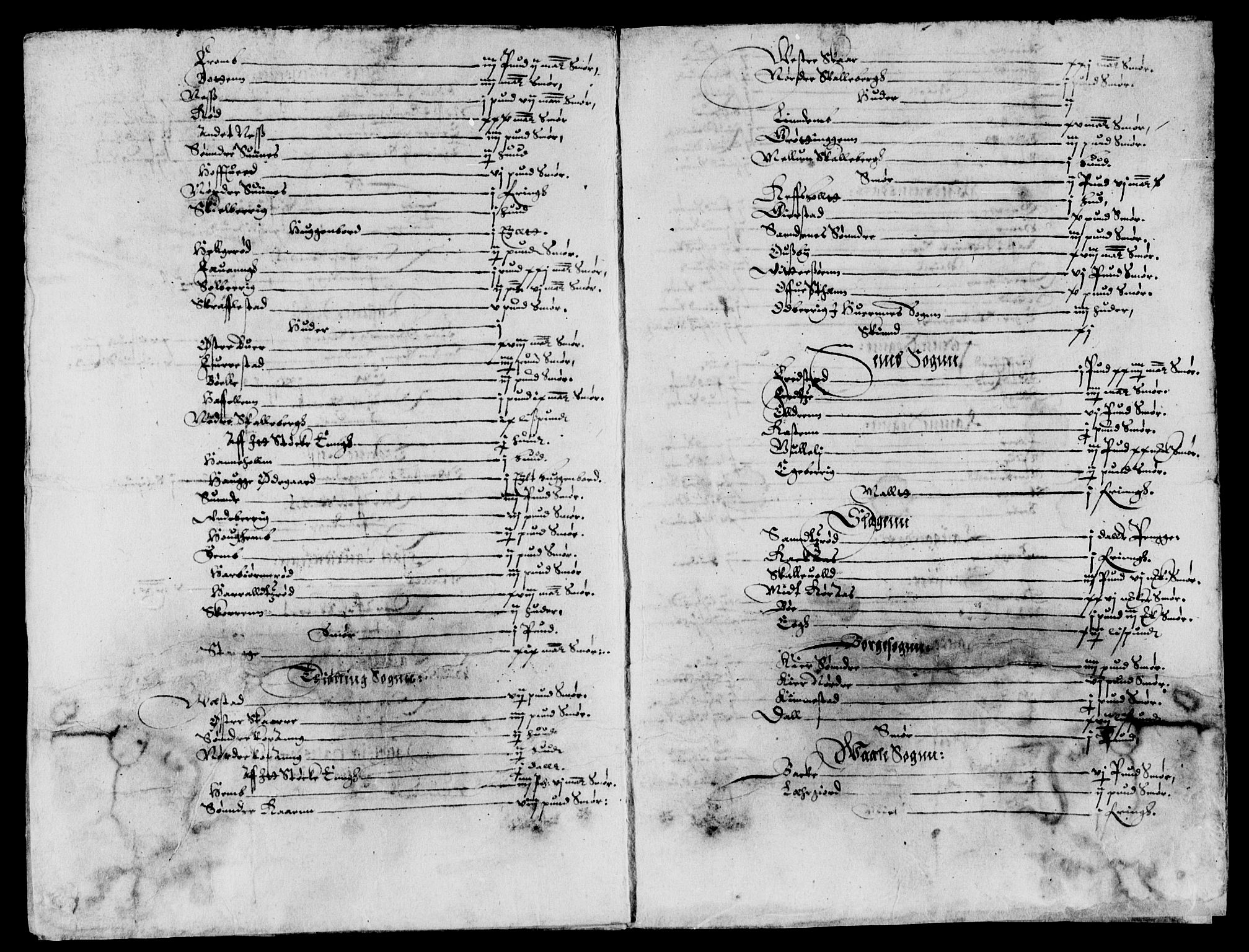 Rentekammeret inntil 1814, Reviderte regnskaper, Lensregnskaper, AV/RA-EA-5023/R/Rb/Rbo/L0017: Tønsberg len, 1636-1638