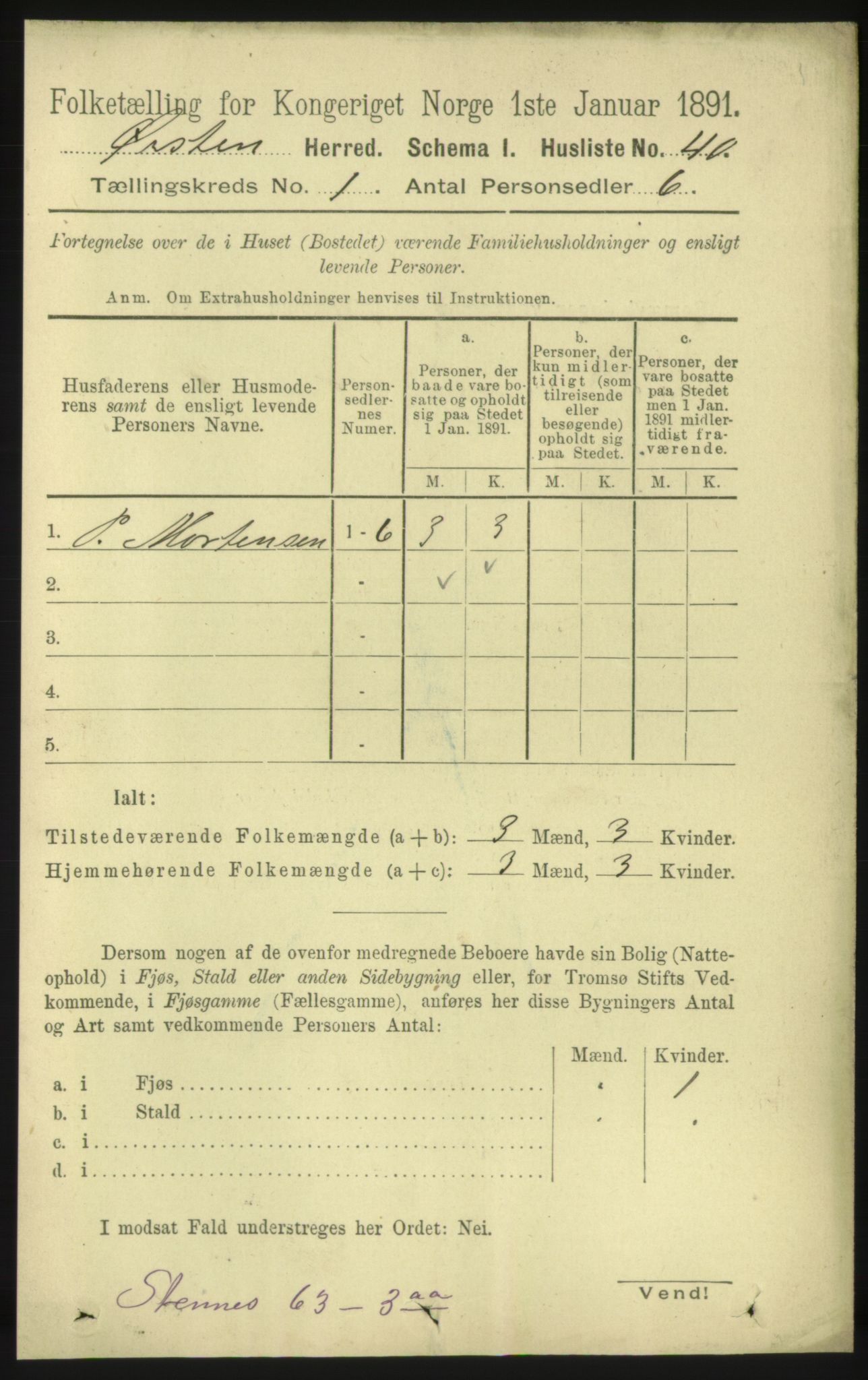 RA, Folketelling 1891 for 1520 Ørsta herred, 1891, s. 58