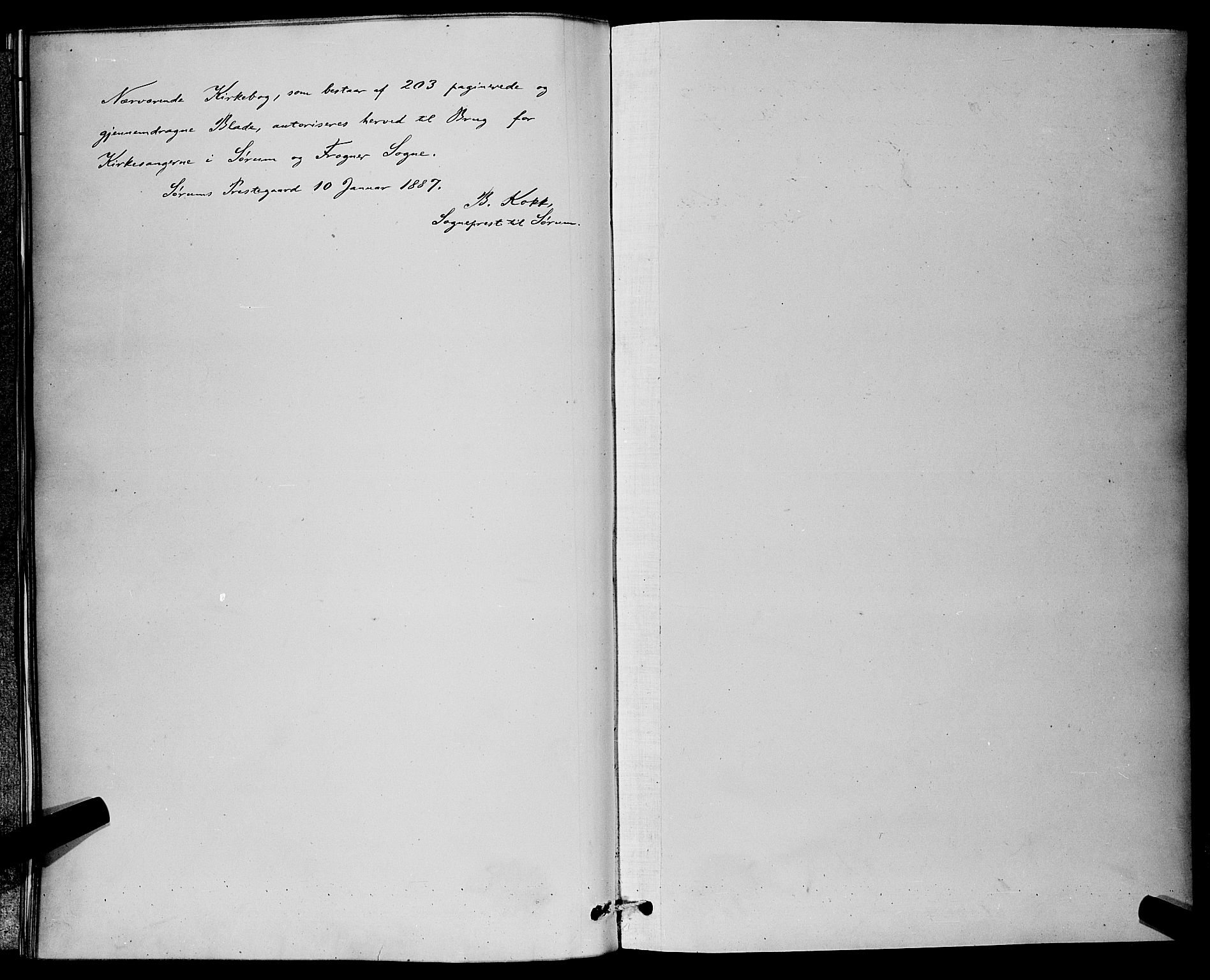 Sørum prestekontor Kirkebøker, SAO/A-10303/G/Ga/L0005: Klokkerbok nr. I 5.2, 1886-1894