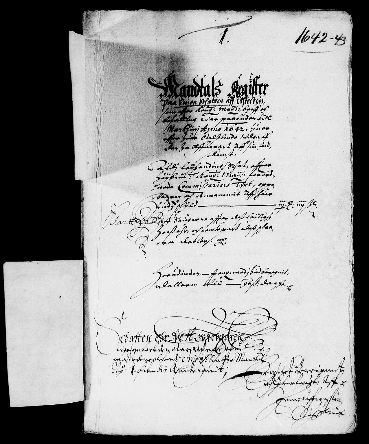 Rentekammeret inntil 1814, Reviderte regnskaper, Lensregnskaper, RA/EA-5023/R/Rb/Rbr/L0014: Lista len, 1641-1644