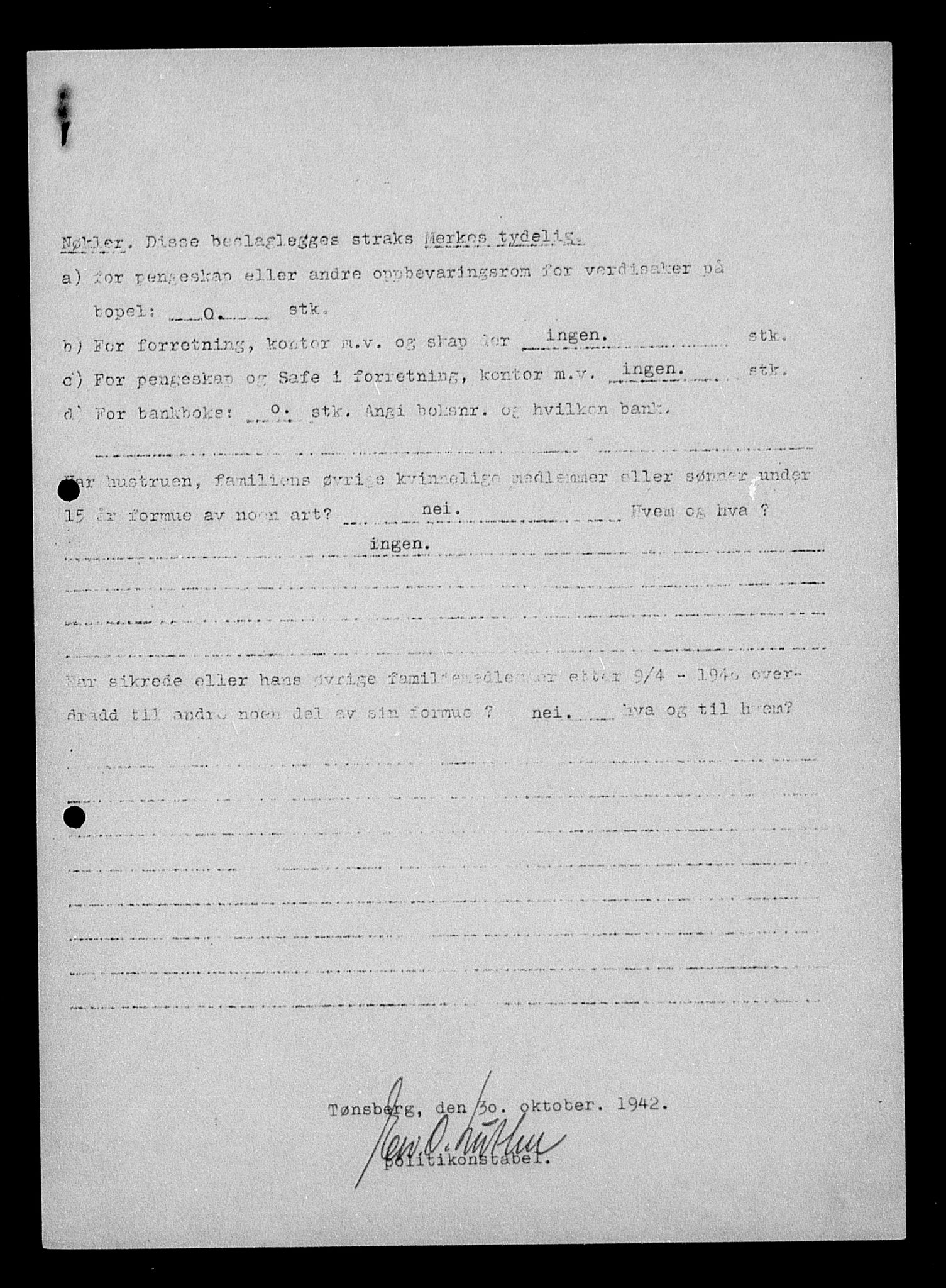 Justisdepartementet, Tilbakeføringskontoret for inndratte formuer, AV/RA-S-1564/H/Hc/Hcd/L0991: --, 1945-1947, s. 130