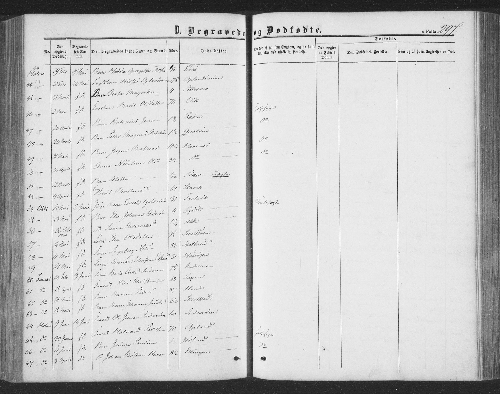 Ministerialprotokoller, klokkerbøker og fødselsregistre - Nord-Trøndelag, SAT/A-1458/773/L0615: Ministerialbok nr. 773A06, 1857-1870, s. 297