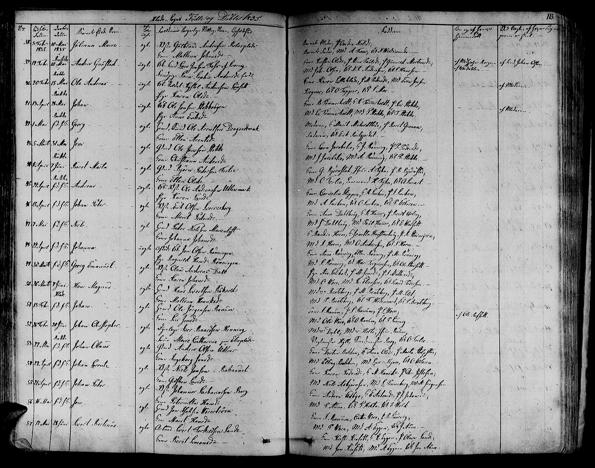 Ministerialprotokoller, klokkerbøker og fødselsregistre - Sør-Trøndelag, SAT/A-1456/606/L0286: Ministerialbok nr. 606A04 /1, 1823-1840, s. 113