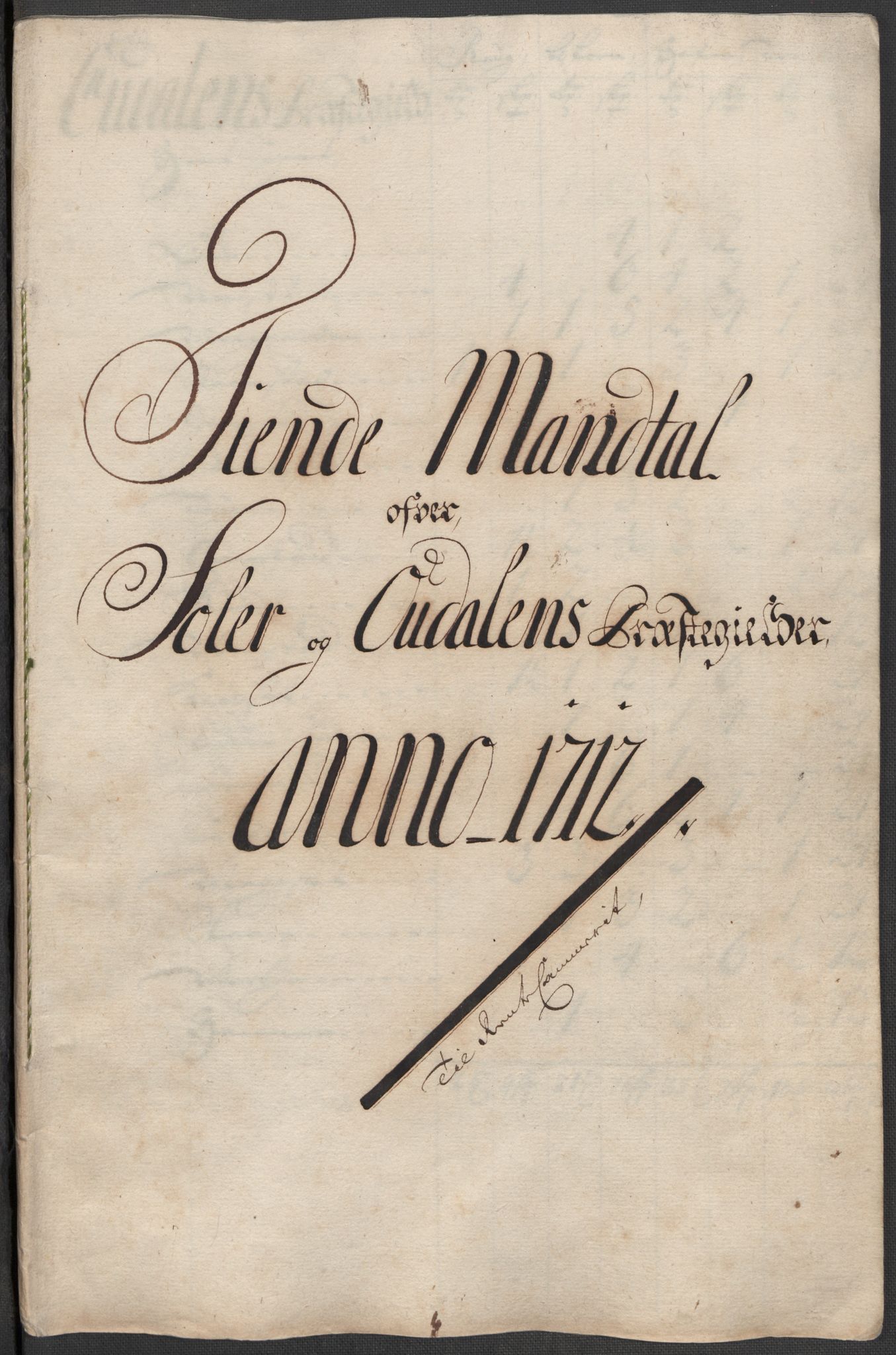 Rentekammeret inntil 1814, Reviderte regnskaper, Fogderegnskap, RA/EA-4092/R13/L0849: Fogderegnskap Solør, Odal og Østerdal, 1712, s. 289