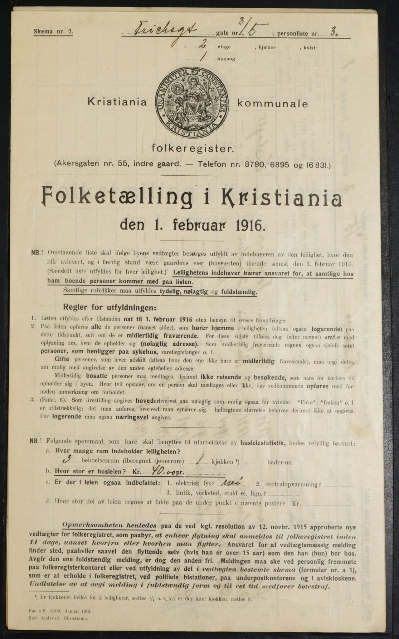 OBA, Kommunal folketelling 1.2.1916 for Kristiania, 1916, s. 27289