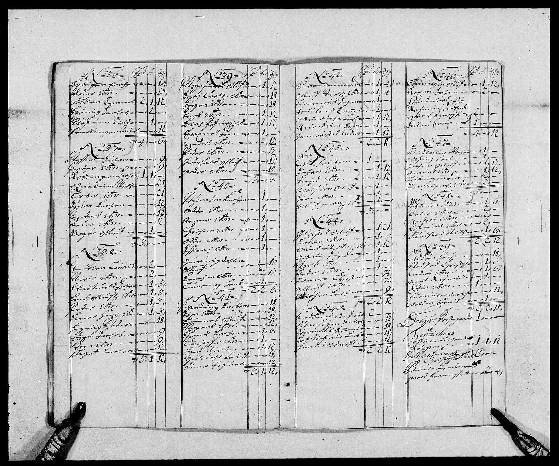 Rentekammeret inntil 1814, Reviderte regnskaper, Fogderegnskap, AV/RA-EA-4092/R57/L3847: Fogderegnskap Fosen, 1689, s. 57