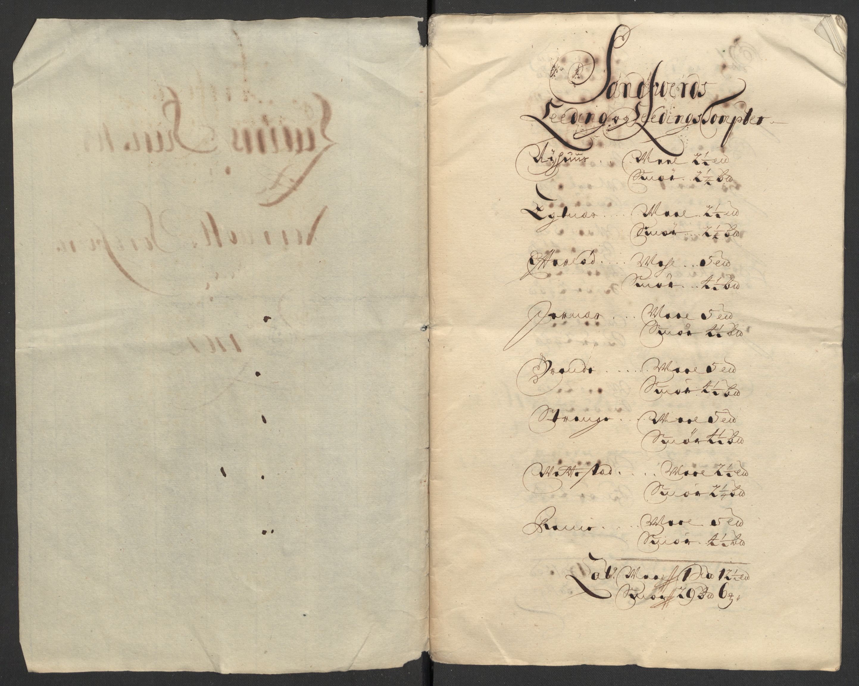 Rentekammeret inntil 1814, Reviderte regnskaper, Fogderegnskap, RA/EA-4092/R24/L1584: Fogderegnskap Numedal og Sandsvær, 1707-1708, s. 17