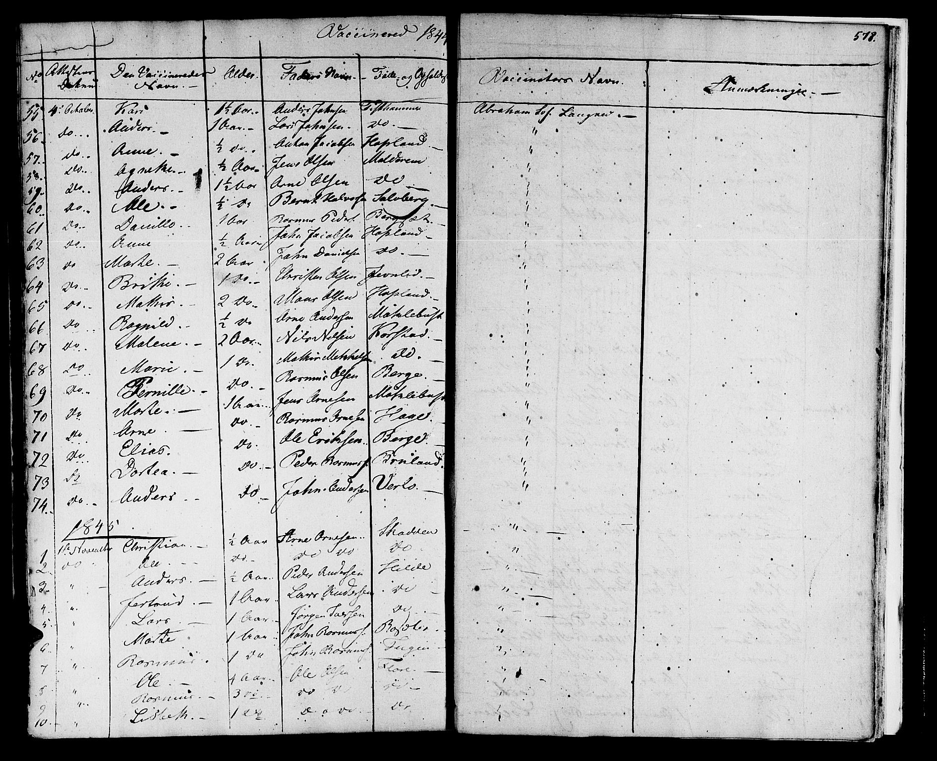 Innvik sokneprestembete, AV/SAB-A-80501: Ministerialbok nr. A 4II, 1832-1846, s. 578