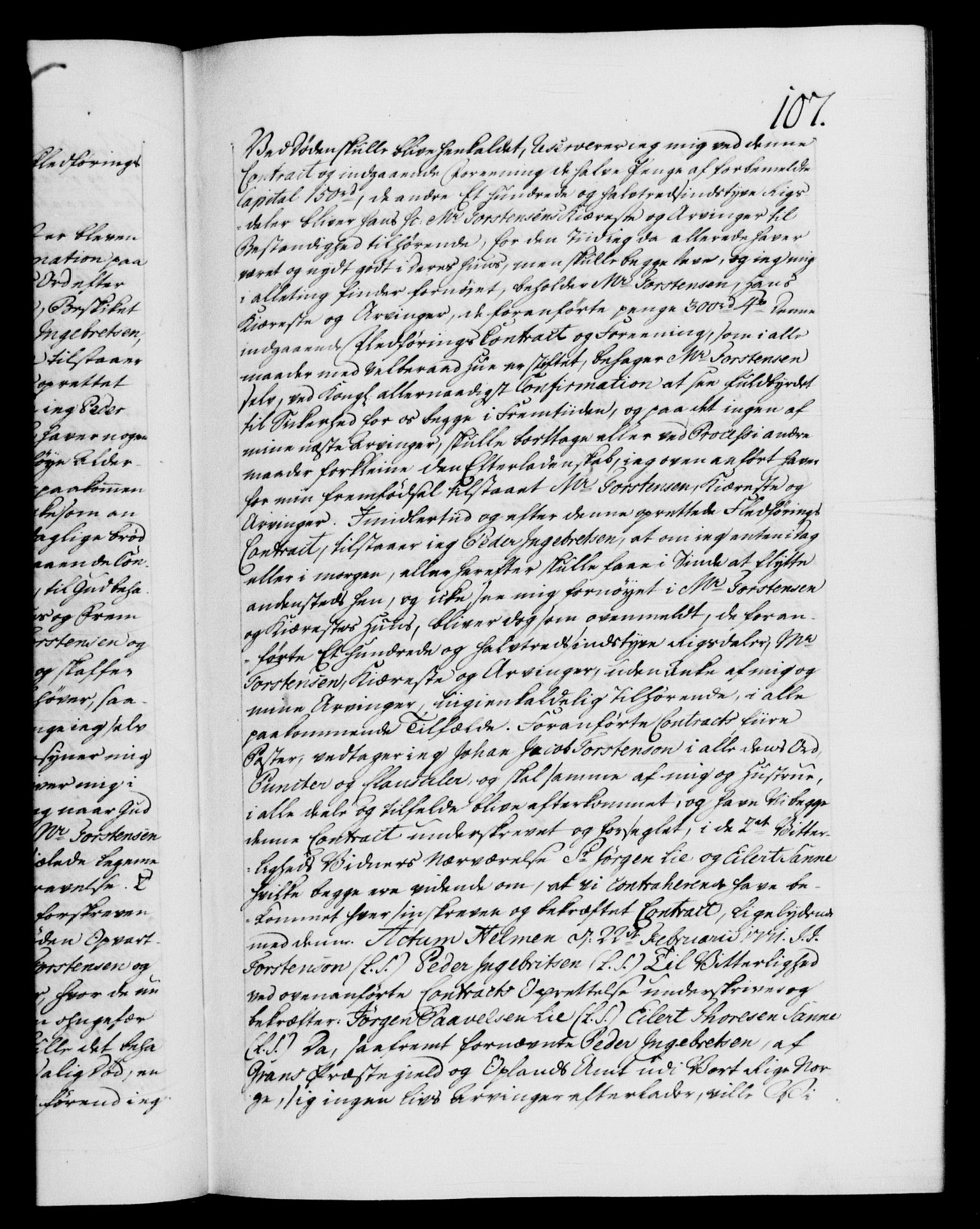 Danske Kanselli 1572-1799, AV/RA-EA-3023/F/Fc/Fca/Fcaa/L0045: Norske registre "Norske eller 3. dept.s åpne brev, 1771-1773, s. 107a
