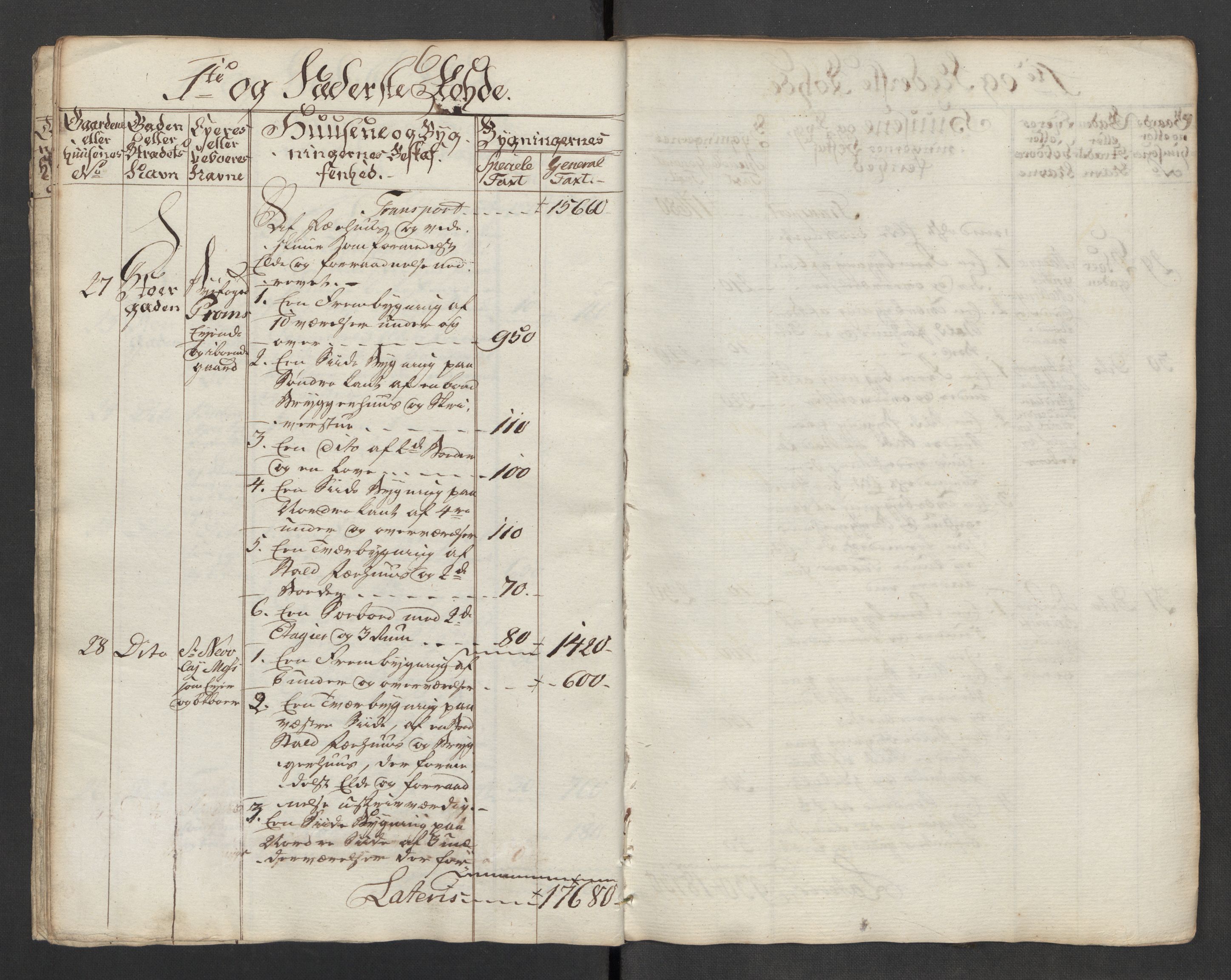 Kommersekollegiet, Brannforsikringskontoret 1767-1814, AV/RA-EA-5458/F/Fa/L0040/0003: Moss / Branntakstprotokoll, 1777, s. 12