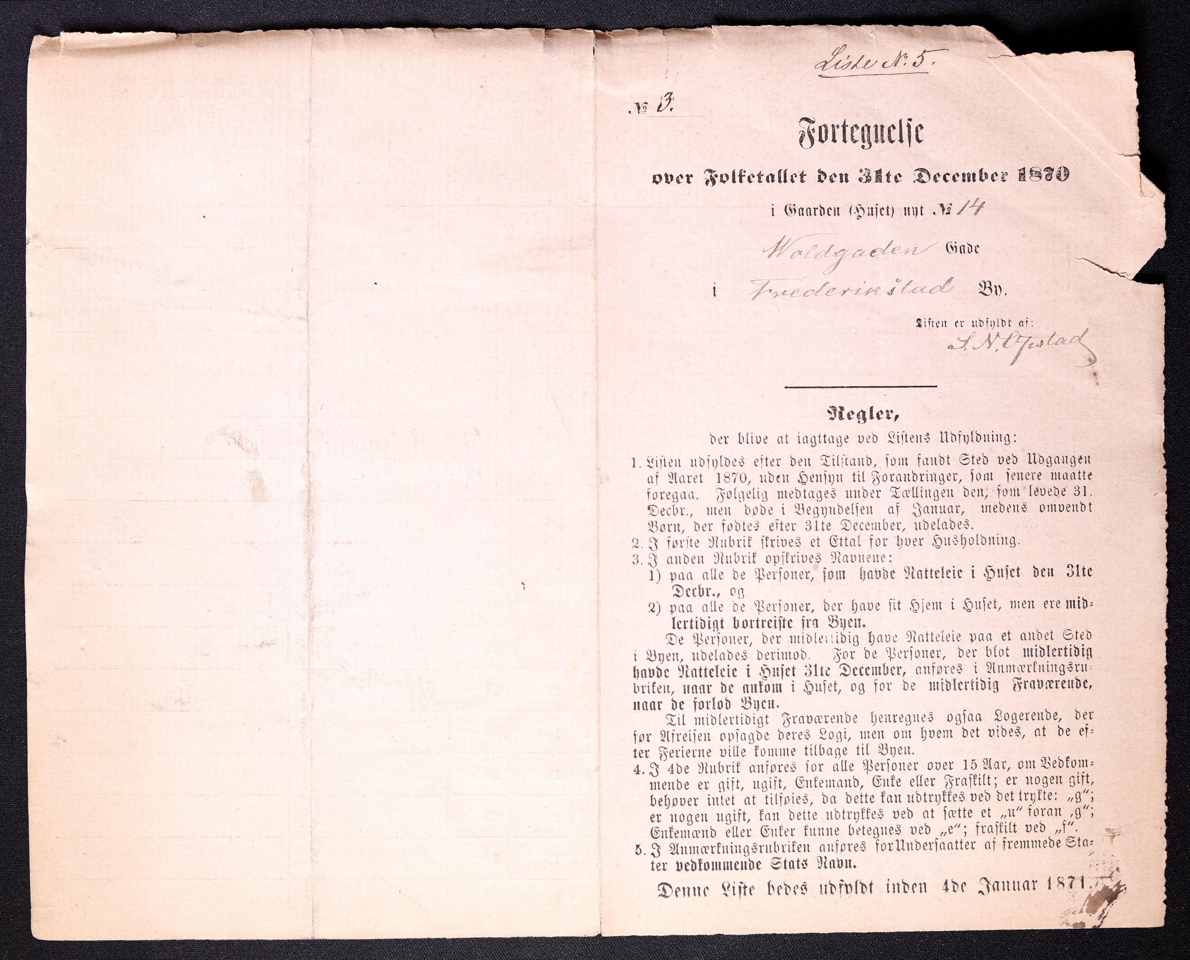 RA, Folketelling 1870 for 0103 Fredrikstad kjøpstad, 1870, s. 11