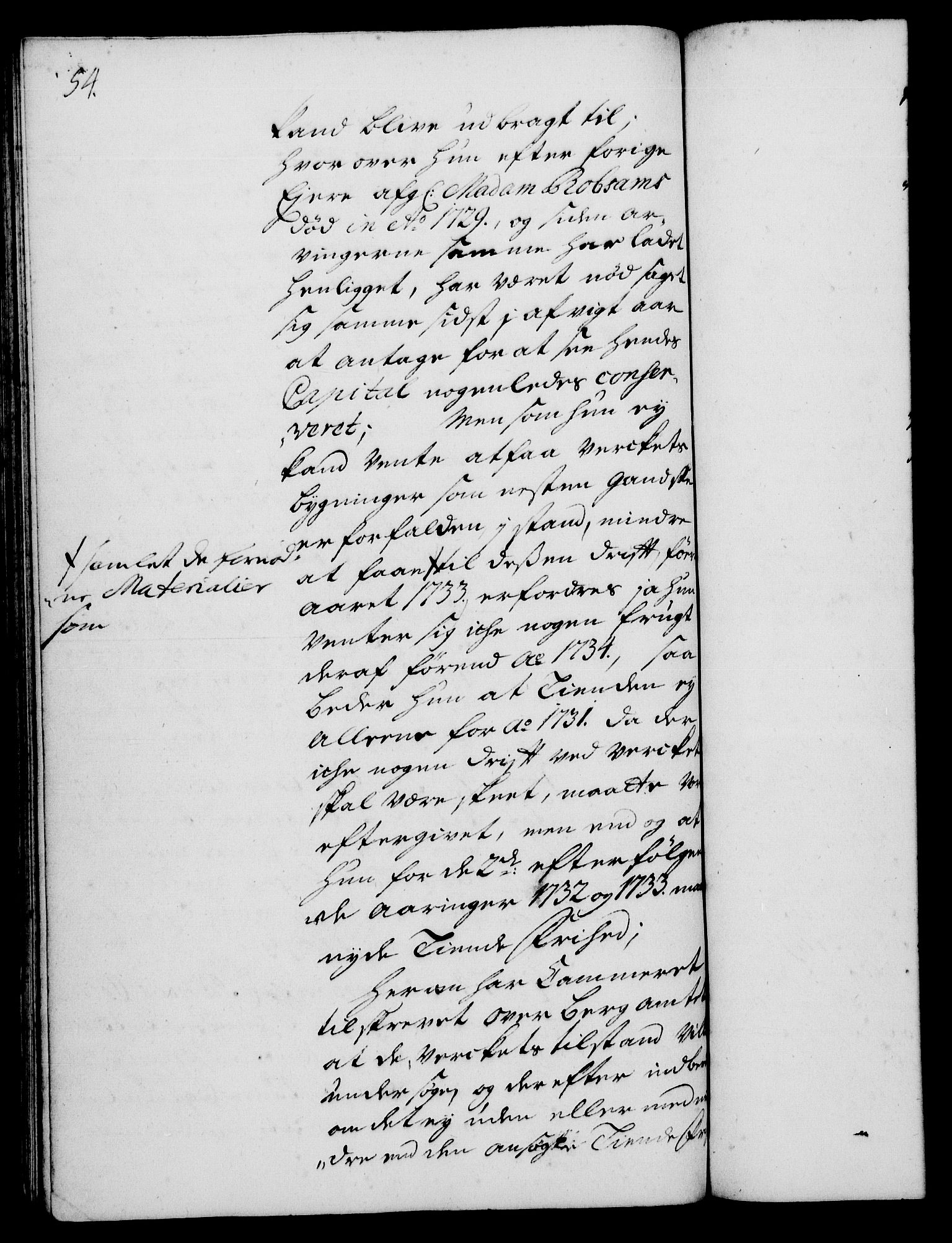 Rentekammeret, Kammerkanselliet, RA/EA-3111/G/Gh/Gha/L0014: Norsk ekstraktmemorialprotokoll. Merket RK 53.59, 1731-1732, s. 54