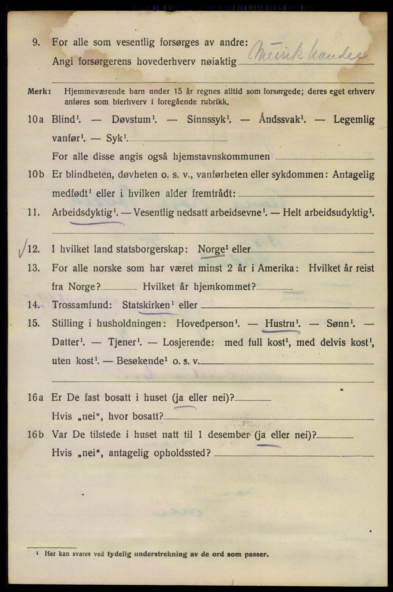 SAO, Folketelling 1920 for 0301 Kristiania kjøpstad, 1920, s. 653982