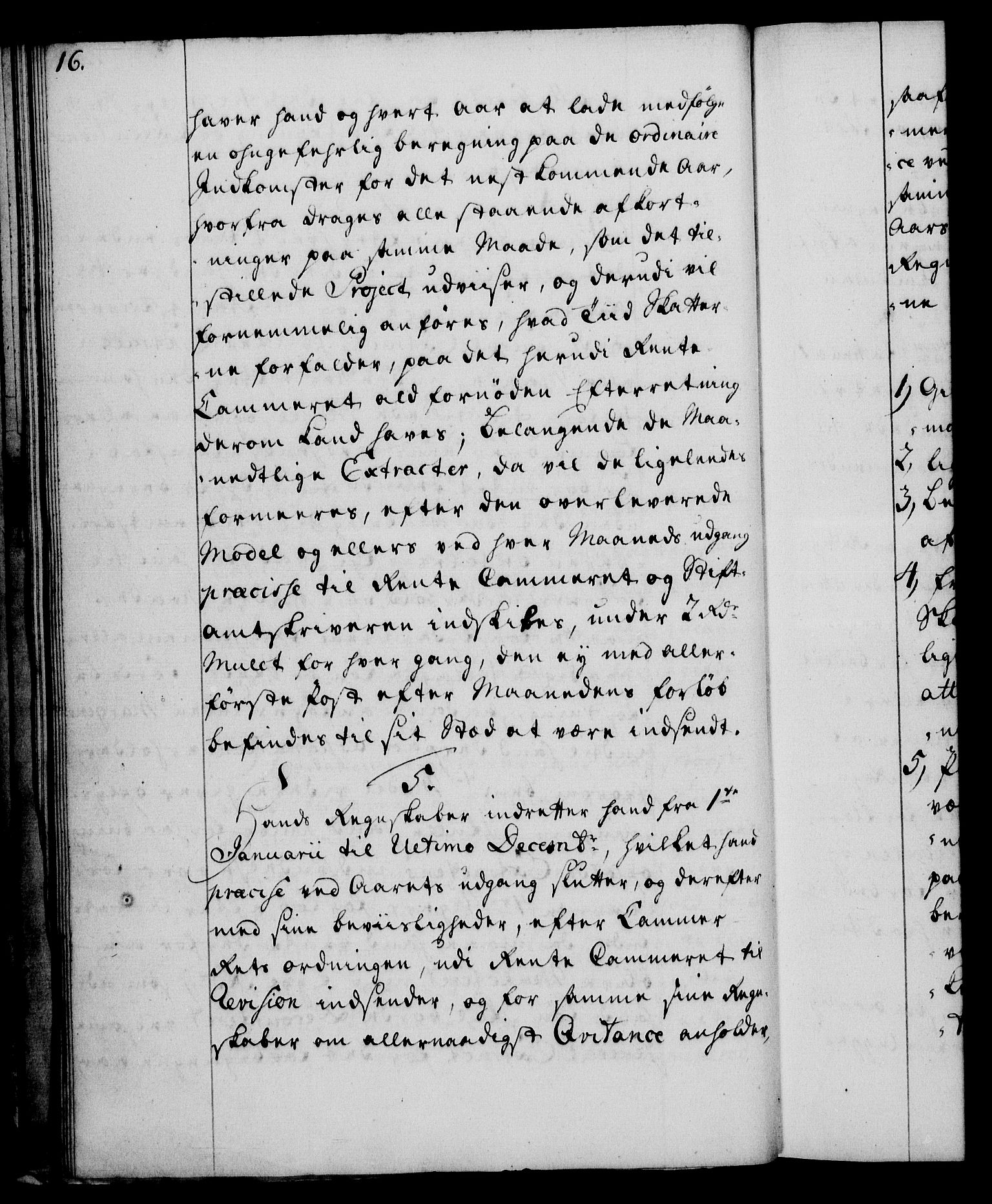 Rentekammeret, Kammerkanselliet, RA/EA-3111/G/Gg/Ggi/L0003: Norsk instruksjonsprotokoll med register (merket RK 53.36), 1751-1775, s. 16