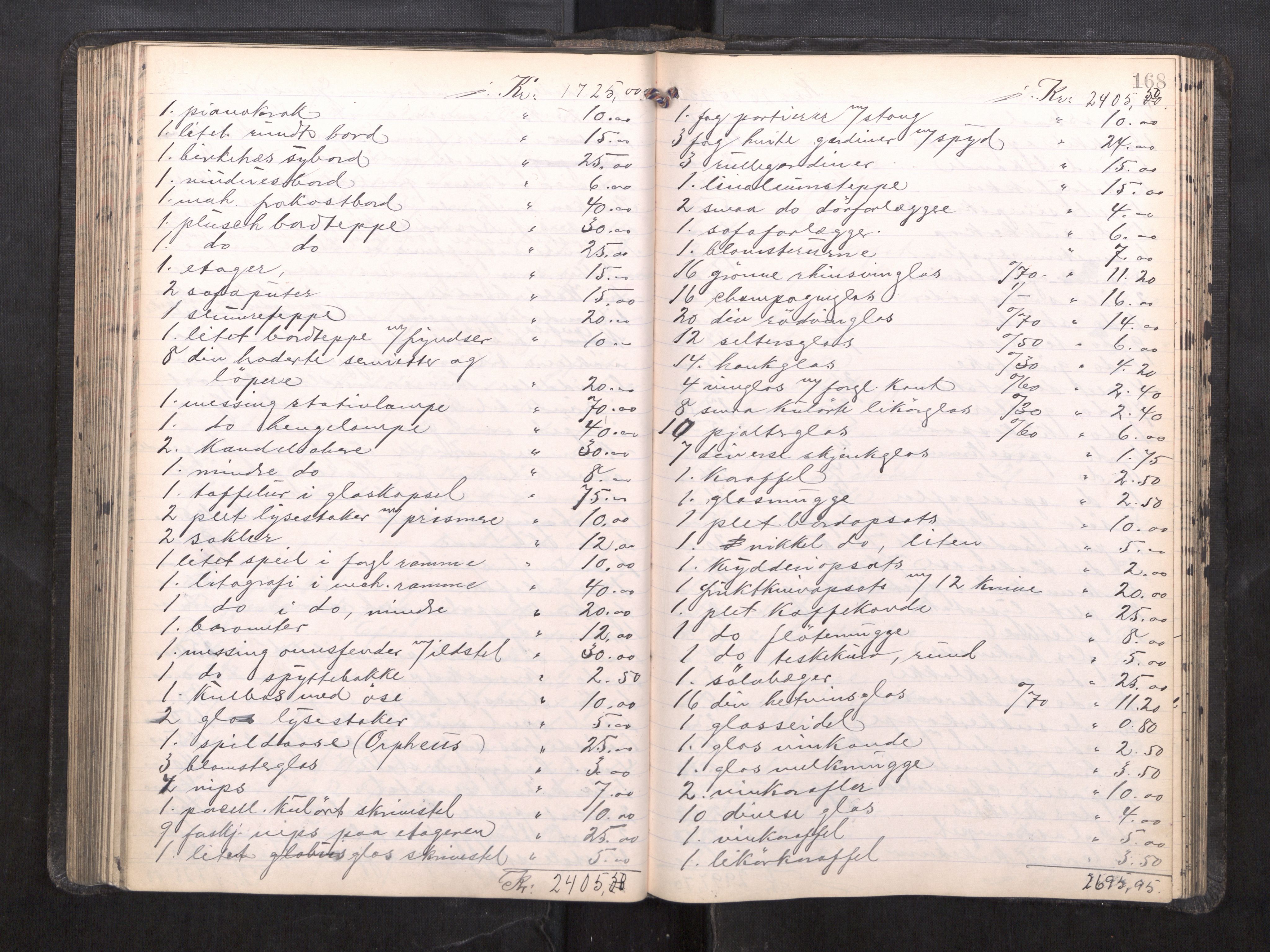 Trondheim byfogd, AV/SAT-A-0003/1/3/3C/L0039: Skifteregistreringsprotokoll - 2/2-27/9. (u/ register), 1921-1922, s. 168