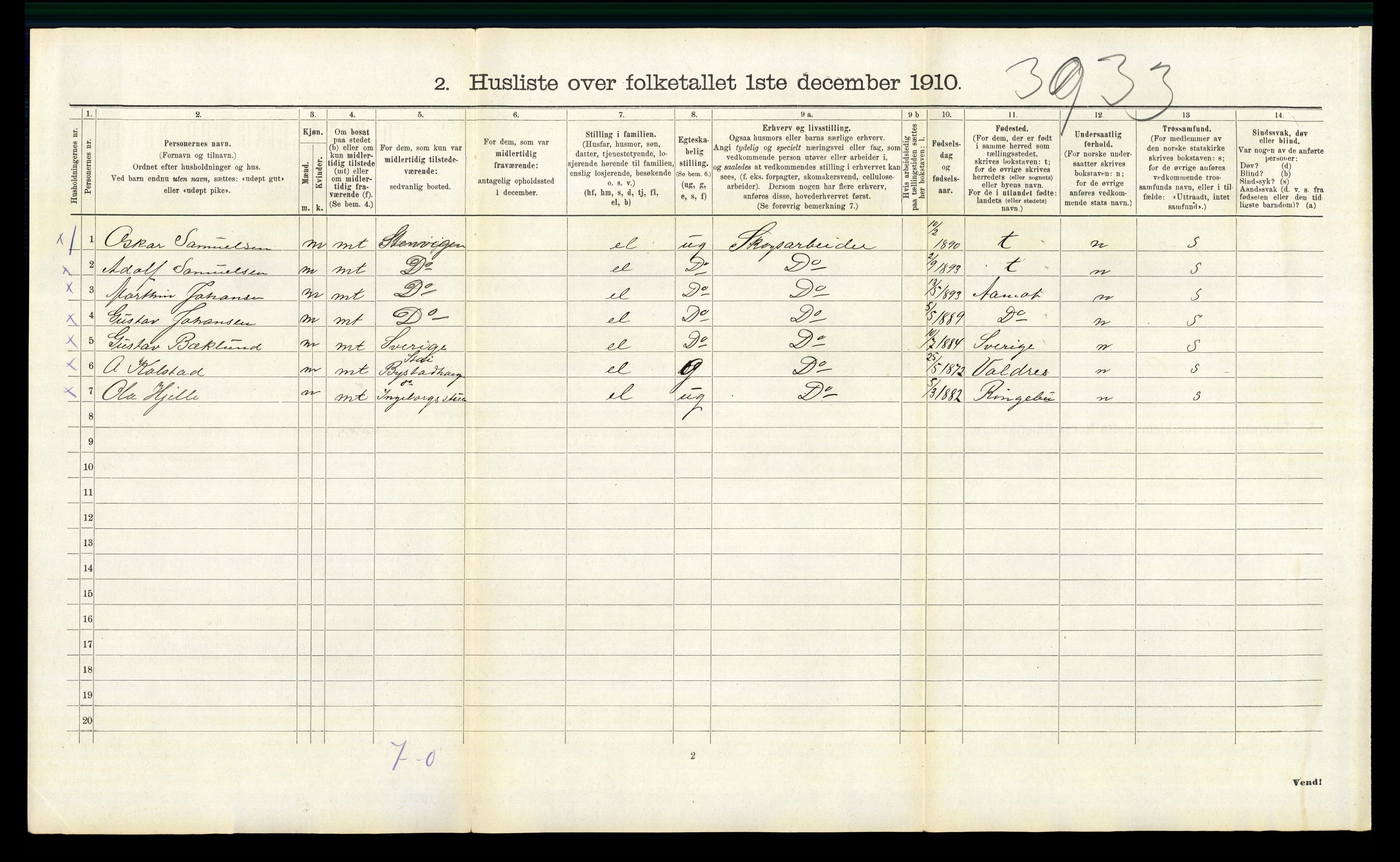 RA, Folketelling 1910 for 0430 Stor-Elvdal herred, 1910, s. 558