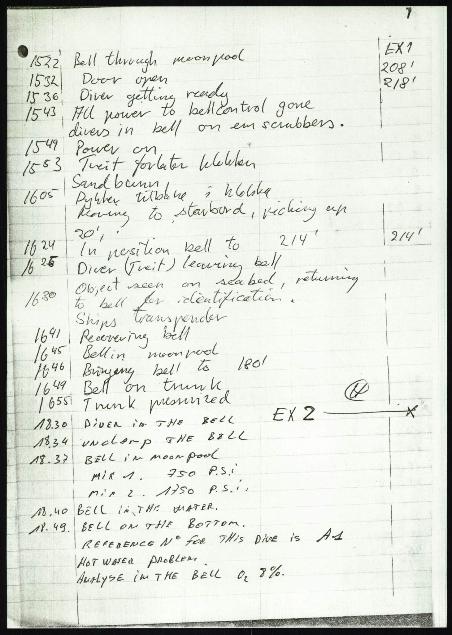 Justisdepartementet, Granskningskommisjonen ved Alexander Kielland-ulykken 27.3.1980, RA/S-1165/D/L0018: R Feltopprydning (Doku.liste + R2, R4-R6 av 6), 1980-1981, s. 13