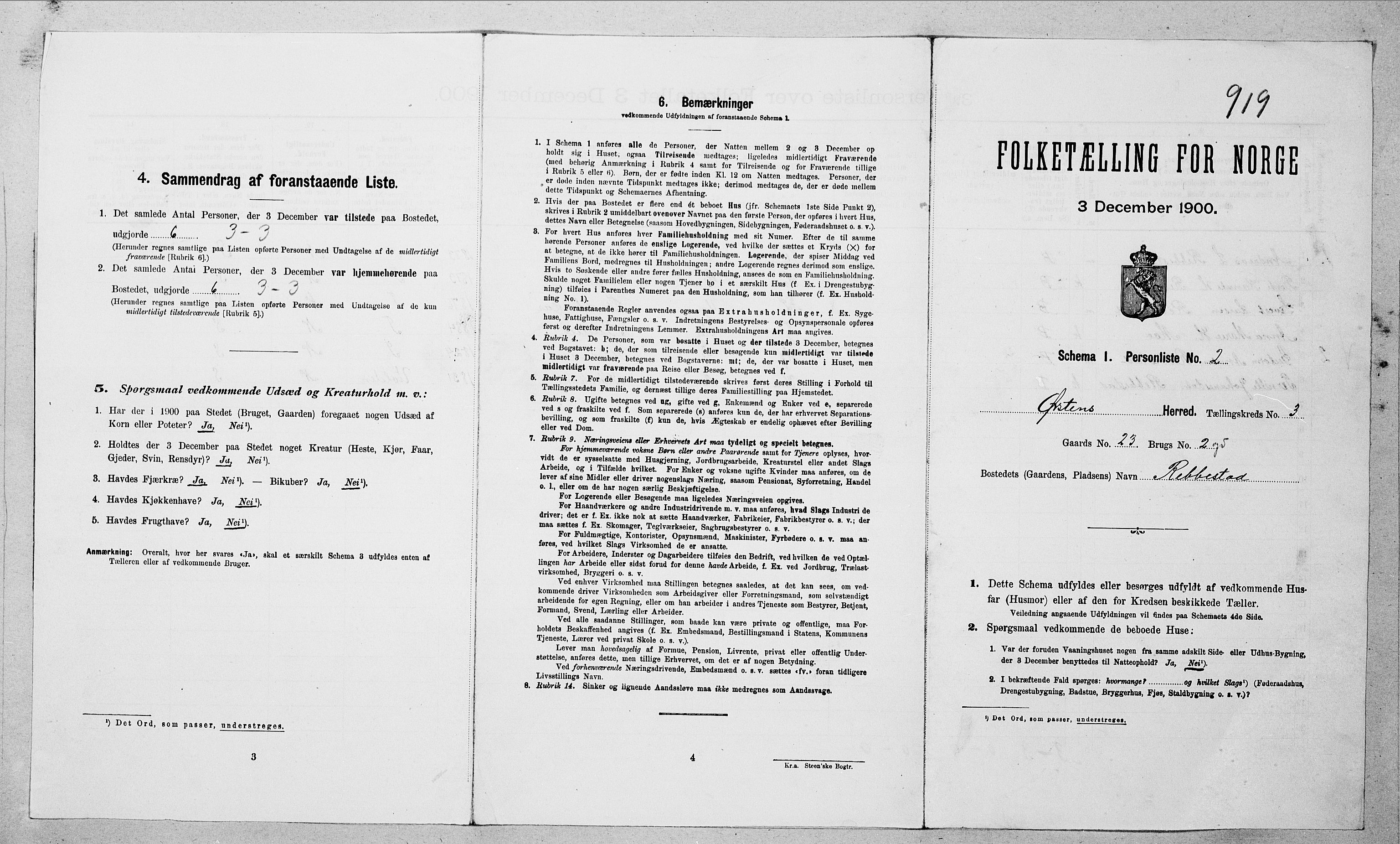 SAT, Folketelling 1900 for 1520 Ørsta herred, 1900, s. 370