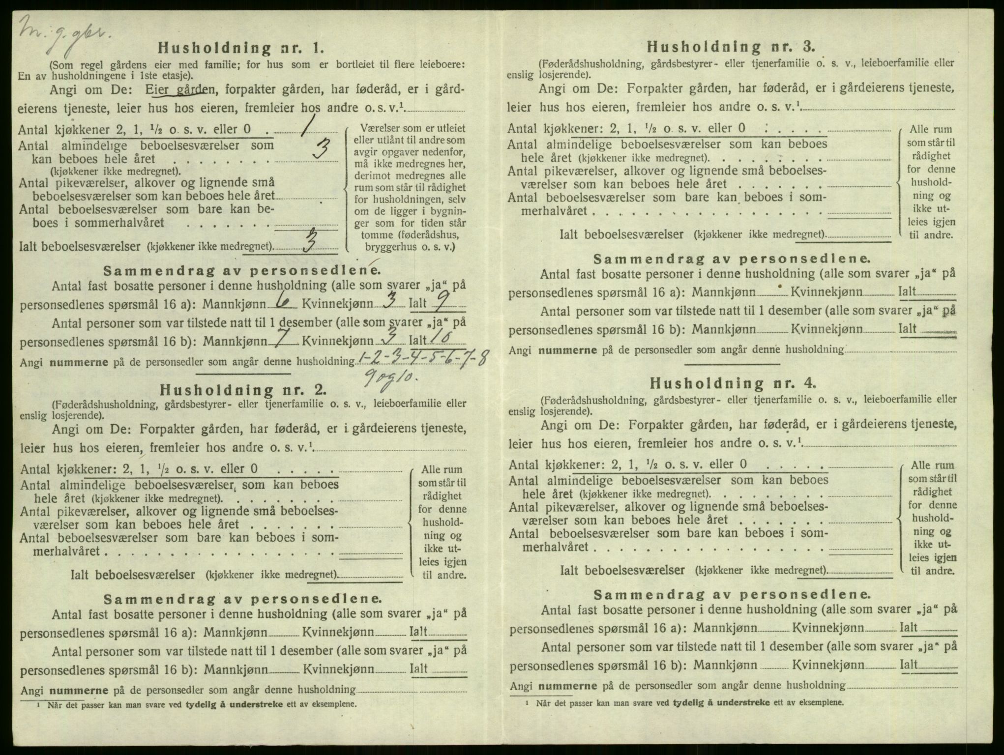 SAO, Folketelling 1920 for 0226 Sørum herred, 1920, s. 36