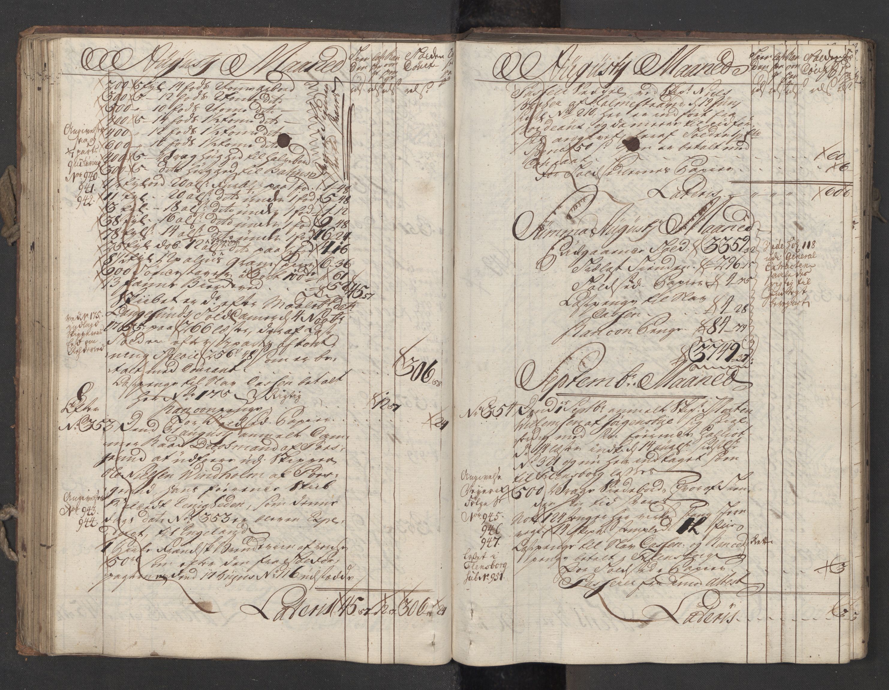 Generaltollkammeret, tollregnskaper, AV/RA-EA-5490/R12/L0029/0001: Tollregnskaper Langesund / Utgående hovedtollbok, 1756, s. 85b-86a