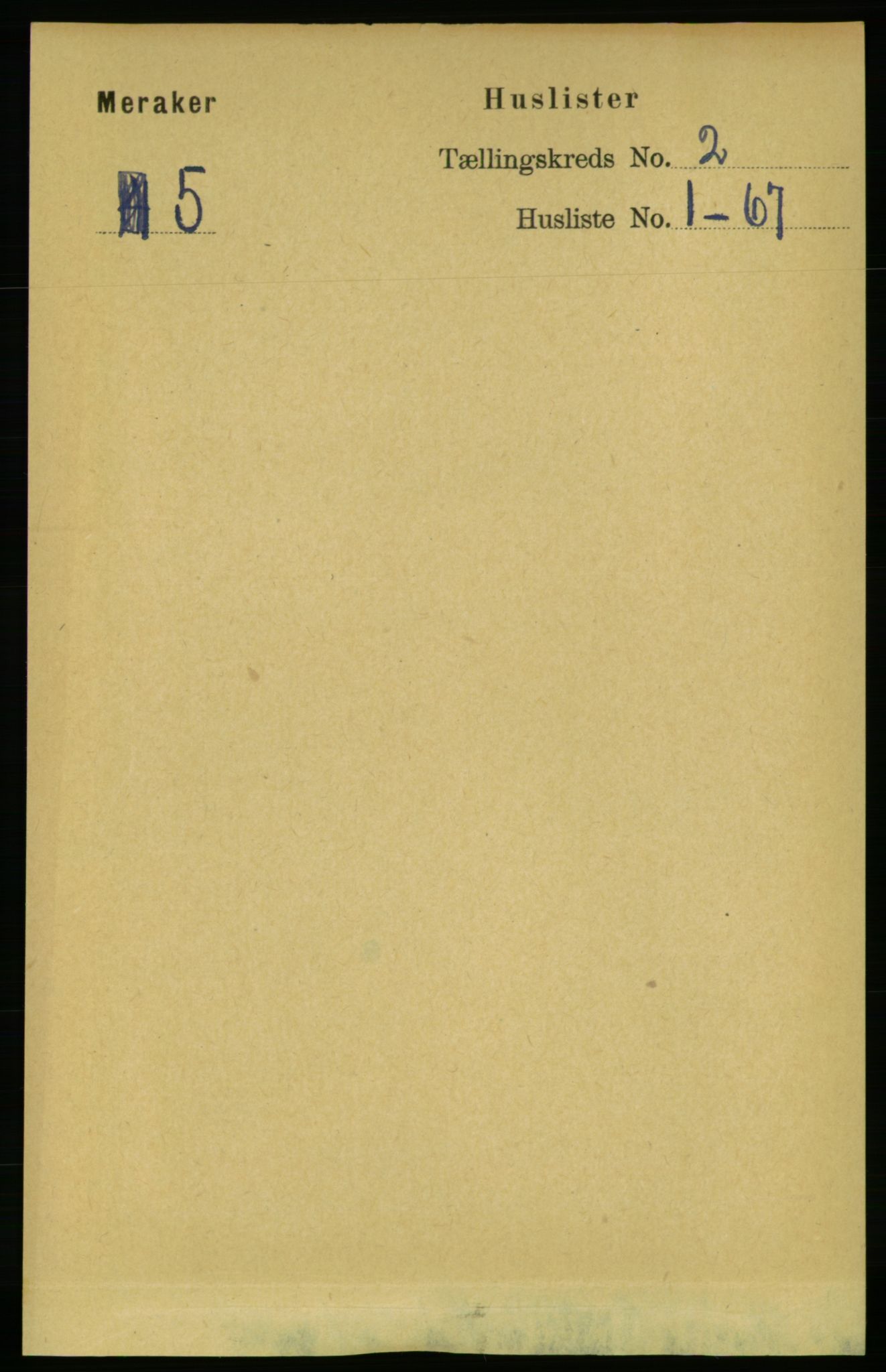 RA, Folketelling 1891 for 1711 Meråker herred, 1891, s. 504