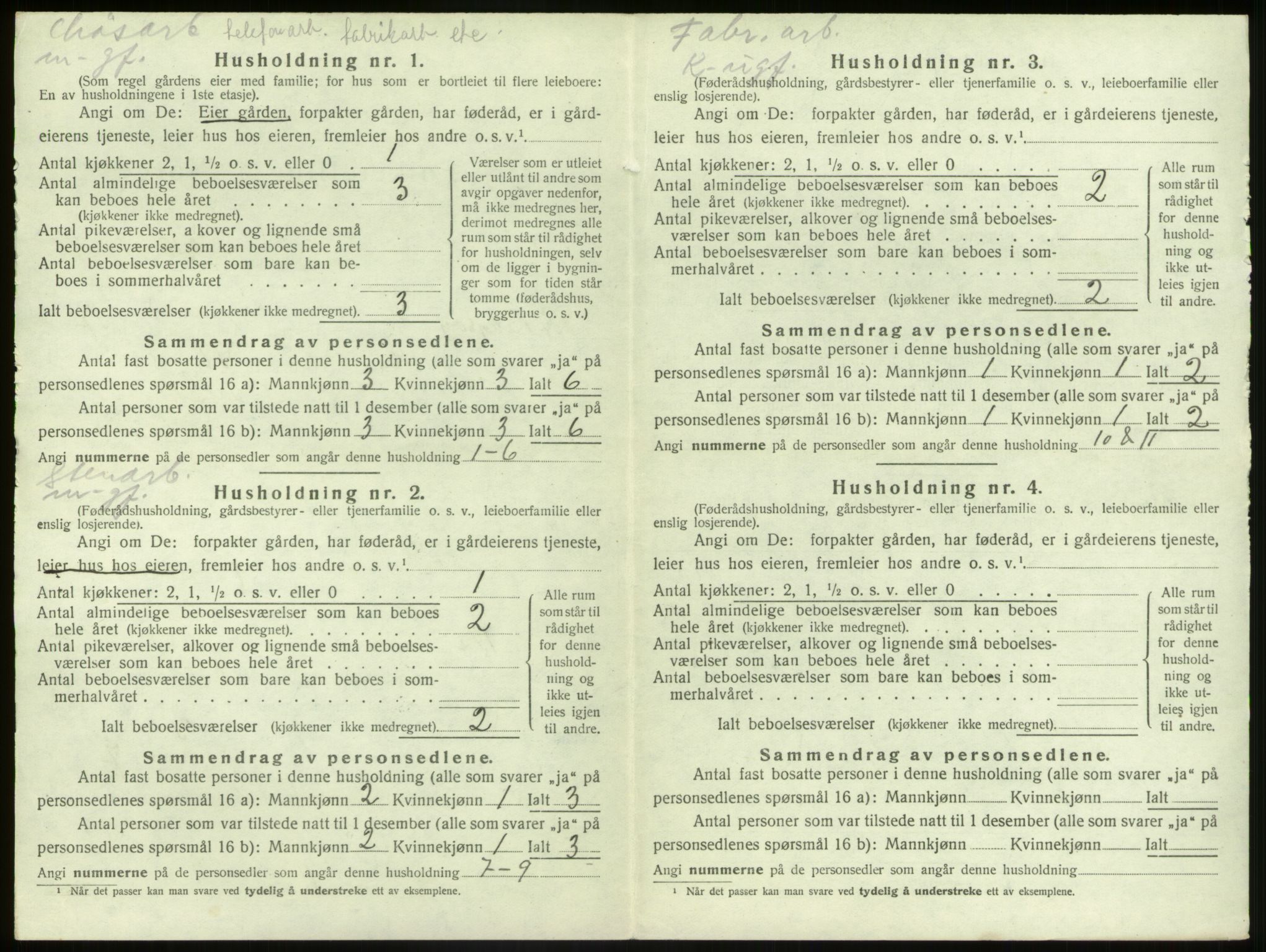 SAB, Folketelling 1920 for 1439 Sør-Vågsøy herred, 1920, s. 534