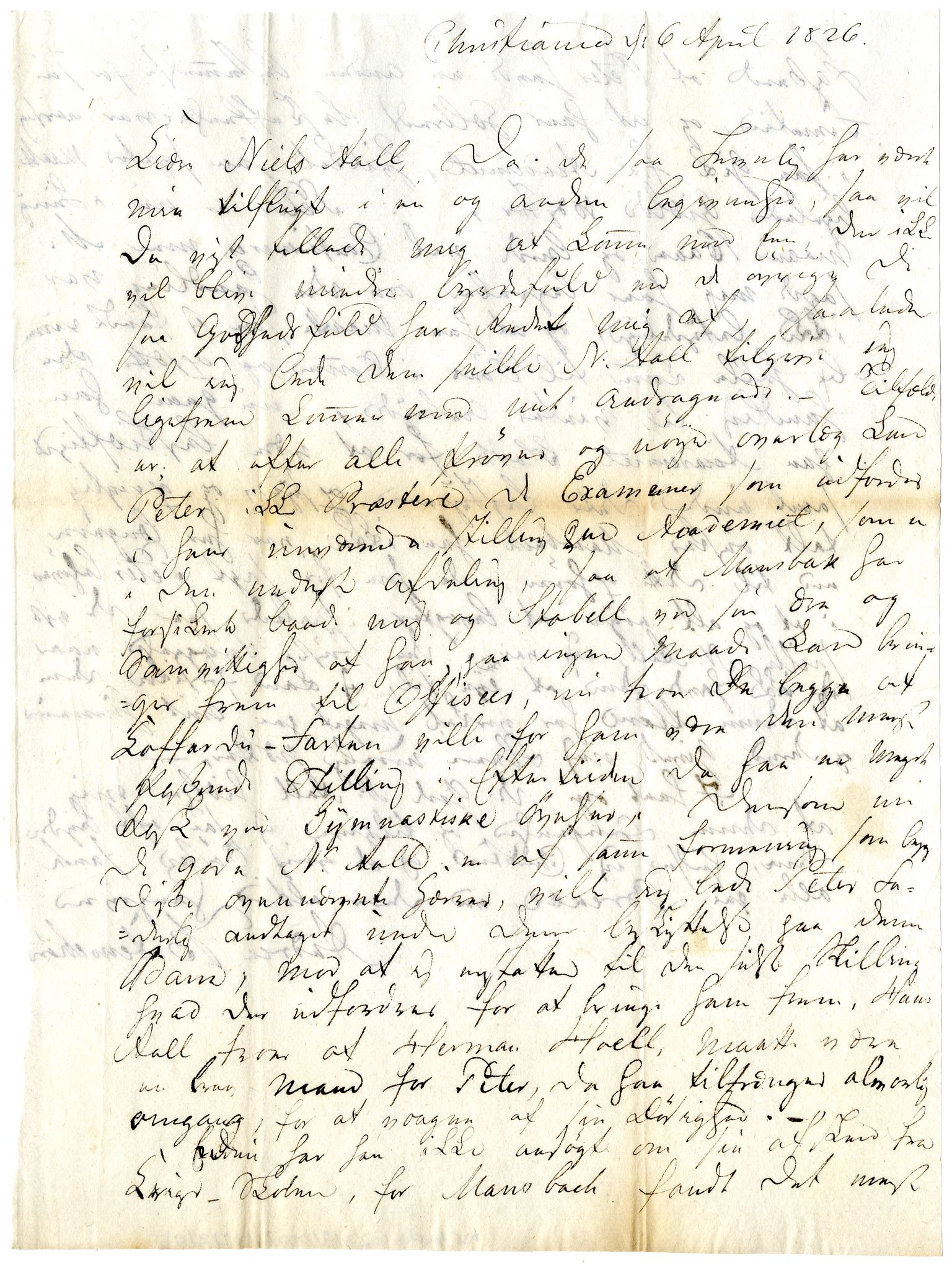 Diderik Maria Aalls brevsamling, NF/Ark-1023/F/L0002: D.M. Aalls brevsamling. B - C, 1799-1889, s. 220