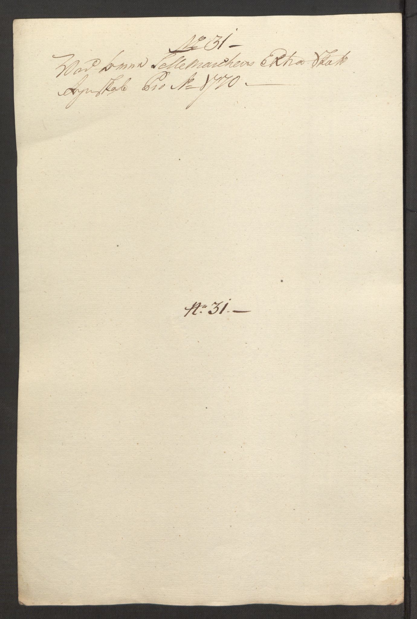 Rentekammeret inntil 1814, Reviderte regnskaper, Fogderegnskap, RA/EA-4092/R38/L2293: Ekstraskatten Øvre Telemark, 1762-1770, s. 505