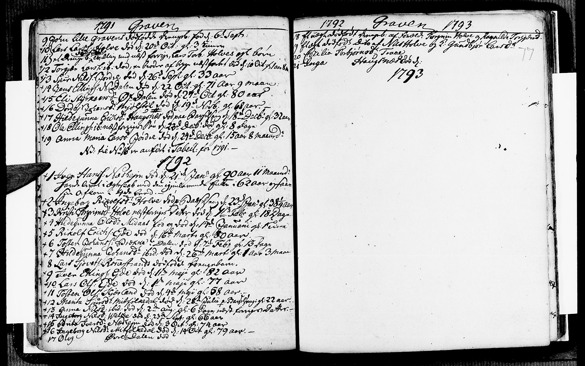 Ulvik sokneprestembete, SAB/A-78801/H/Haa: Ministerialbok nr. A 8, 1743-1792, s. 17