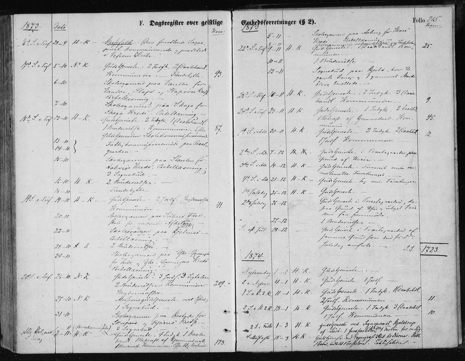 Ministerialprotokoller, klokkerbøker og fødselsregistre - Nordland, SAT/A-1459/834/L0506: Ministerialbok nr. 834A04, 1872-1878, s. 215