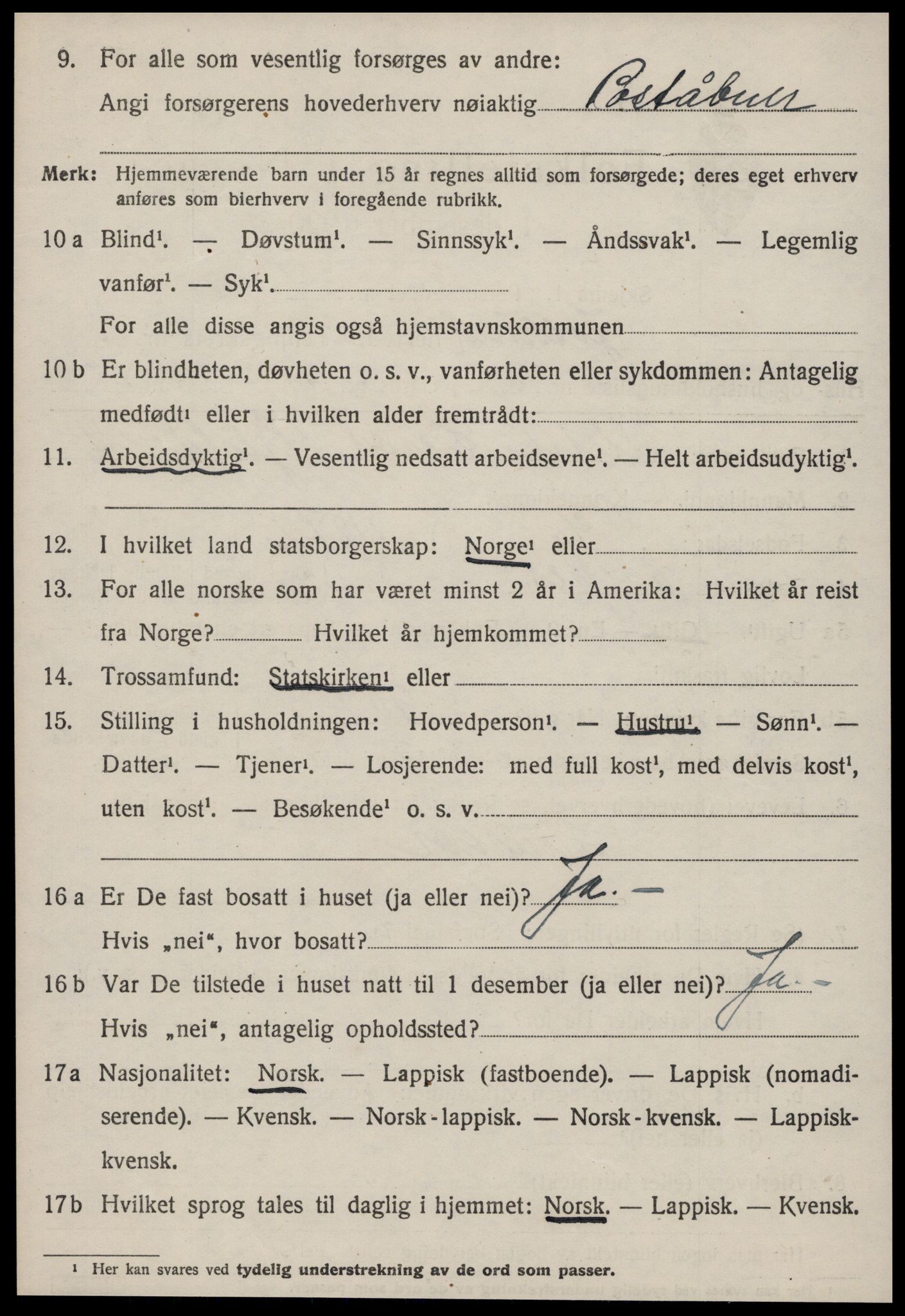 SAT, Folketelling 1920 for 1629 Jøssund herred, 1920, s. 855