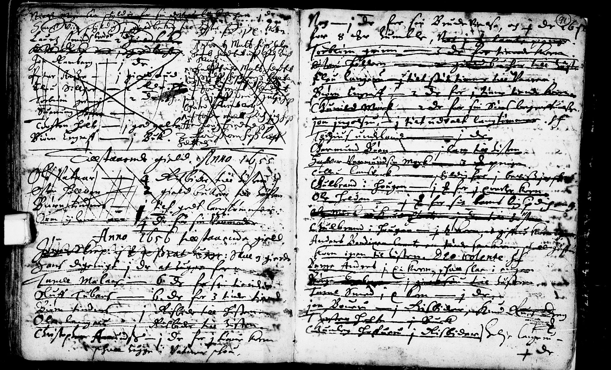 Heddal kirkebøker, AV/SAKO-A-268/F/Fa/L0001: Ministerialbok nr. I 1, 1648-1699, s. 91