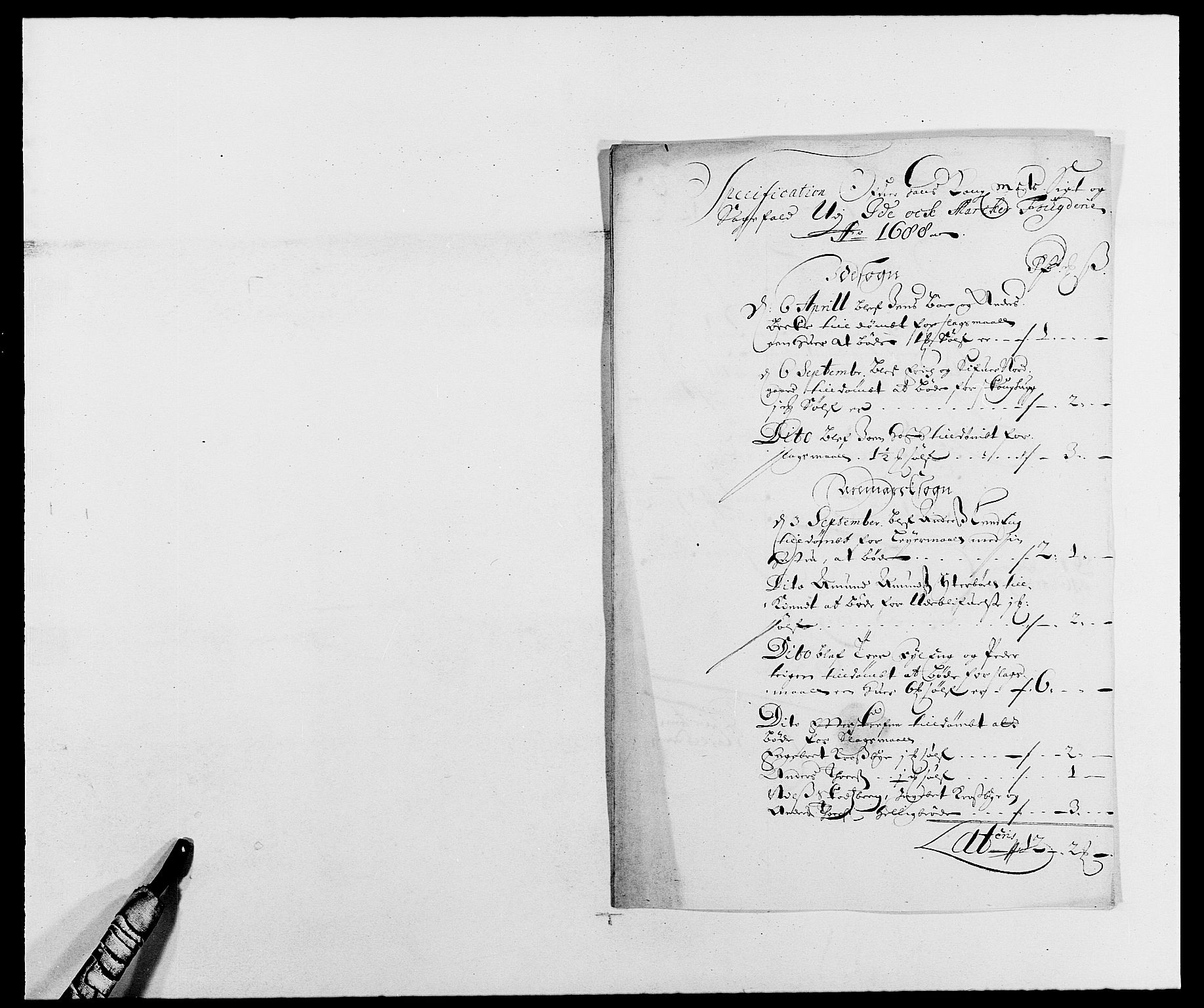 Rentekammeret inntil 1814, Reviderte regnskaper, Fogderegnskap, AV/RA-EA-4092/R01/L0007: Fogderegnskap Idd og Marker, 1687-1688, s. 274