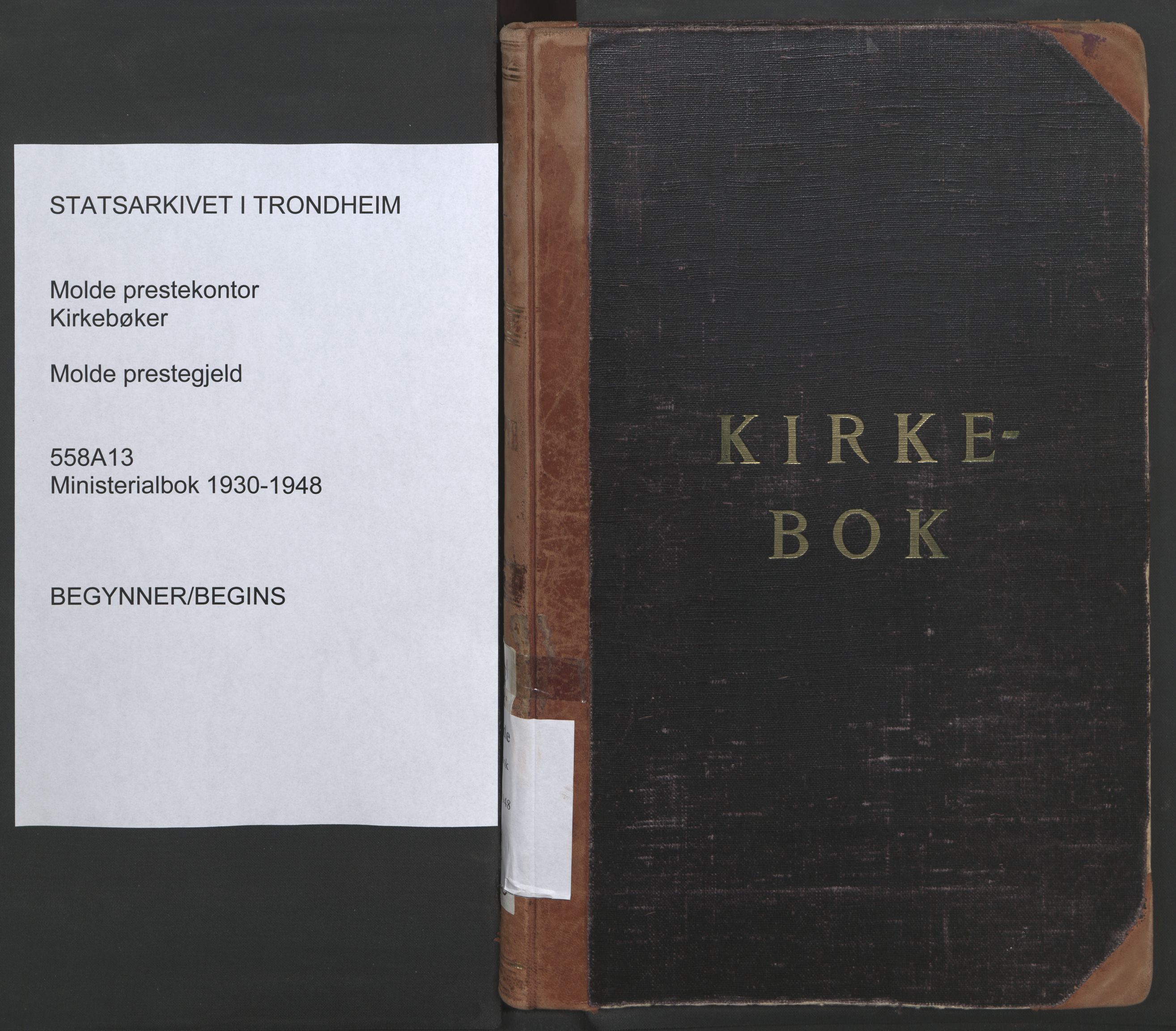 Ministerialprotokoller, klokkerbøker og fødselsregistre - Møre og Romsdal, SAT/A-1454/558/L0699: Ministerialbok nr. 558A13, 1930-1948