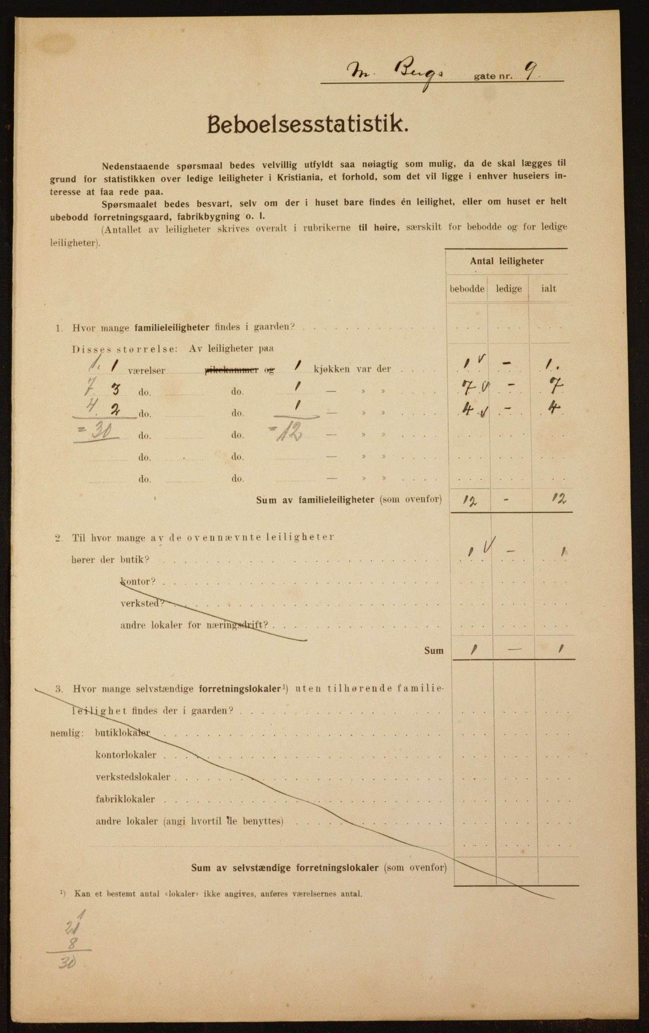 OBA, Kommunal folketelling 1.2.1910 for Kristiania, 1910, s. 57205