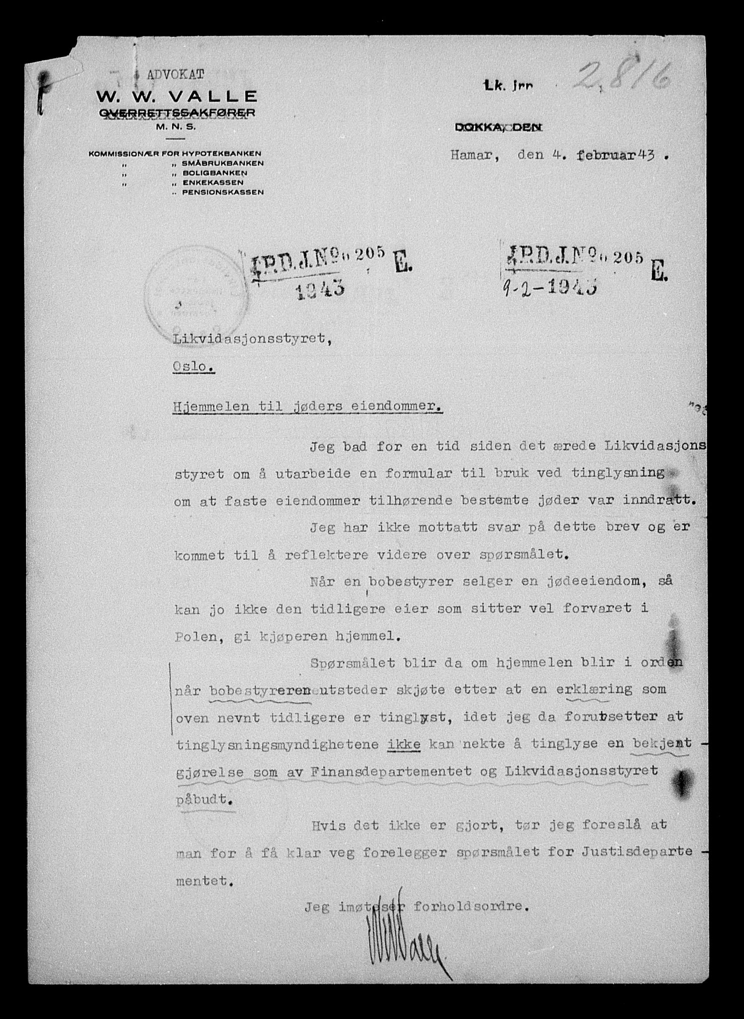 Justisdepartementet, Tilbakeføringskontoret for inndratte formuer, AV/RA-S-1564/H/Hc/Hcc/L0949: --, 1945-1947, s. 670