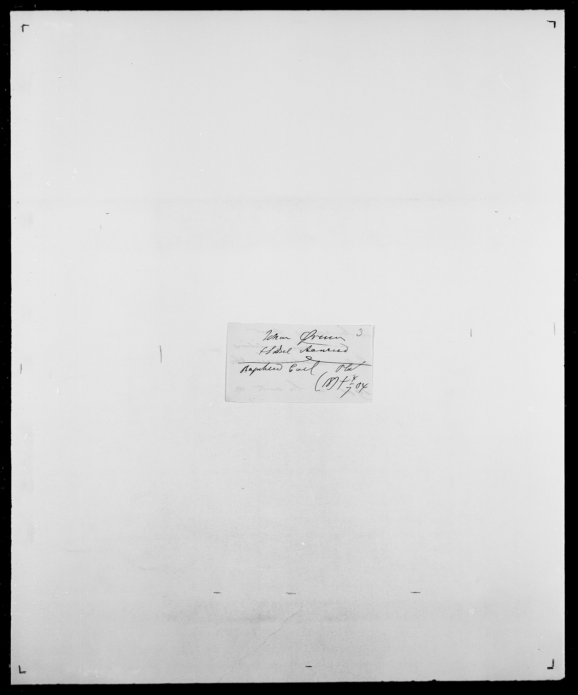 Delgobe, Charles Antoine - samling, SAO/PAO-0038/D/Da/L0043: Wulfsberg - v. Zanten, s. 316