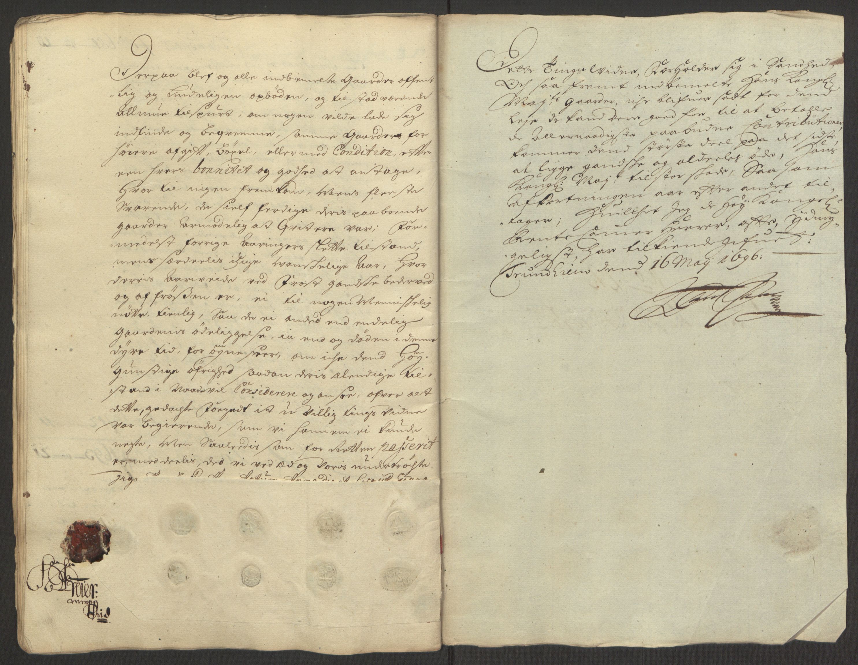 Rentekammeret inntil 1814, Reviderte regnskaper, Fogderegnskap, RA/EA-4092/R62/L4187: Fogderegnskap Stjørdal og Verdal, 1695, s. 251