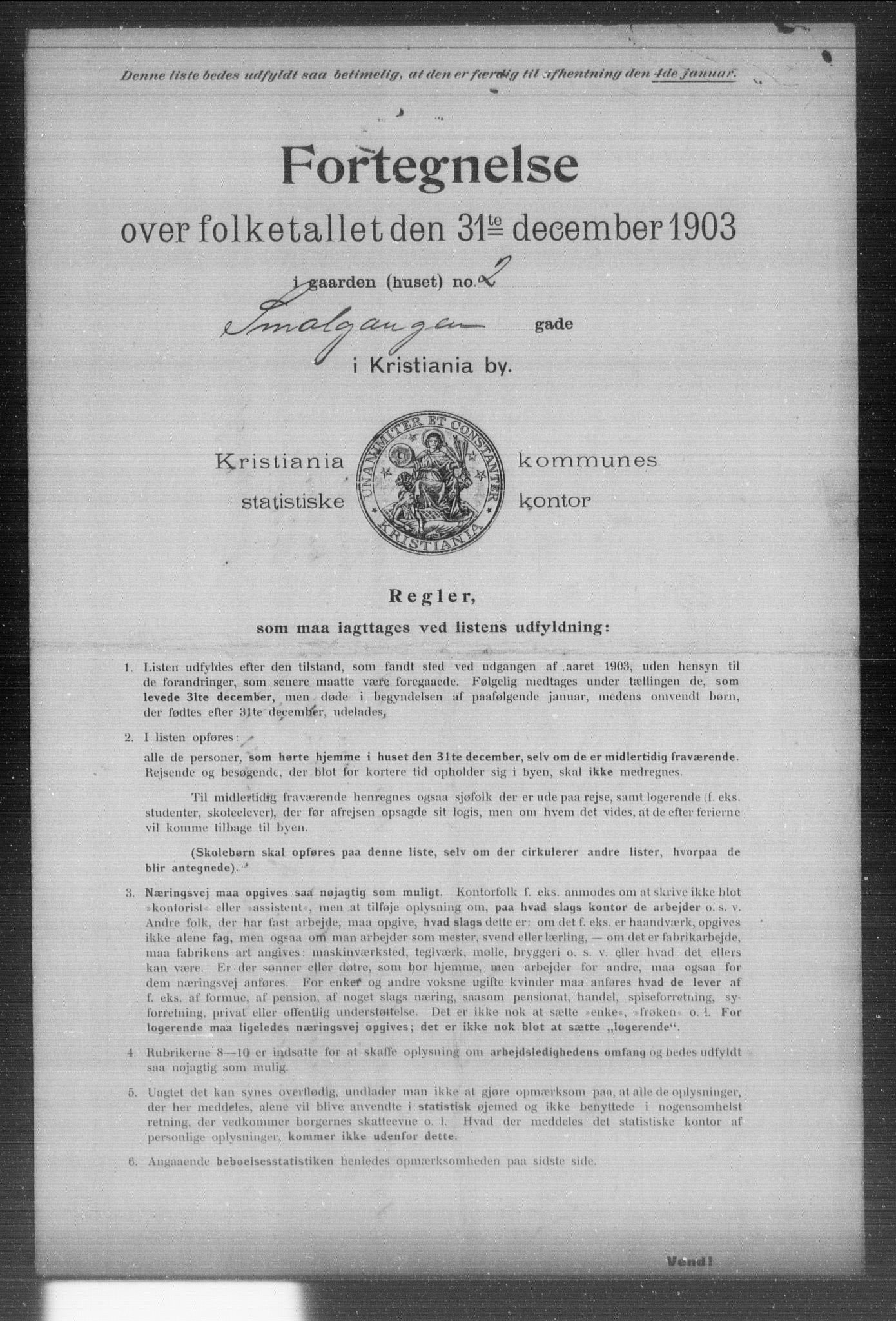 OBA, Kommunal folketelling 31.12.1903 for Kristiania kjøpstad, 1903, s. 18554