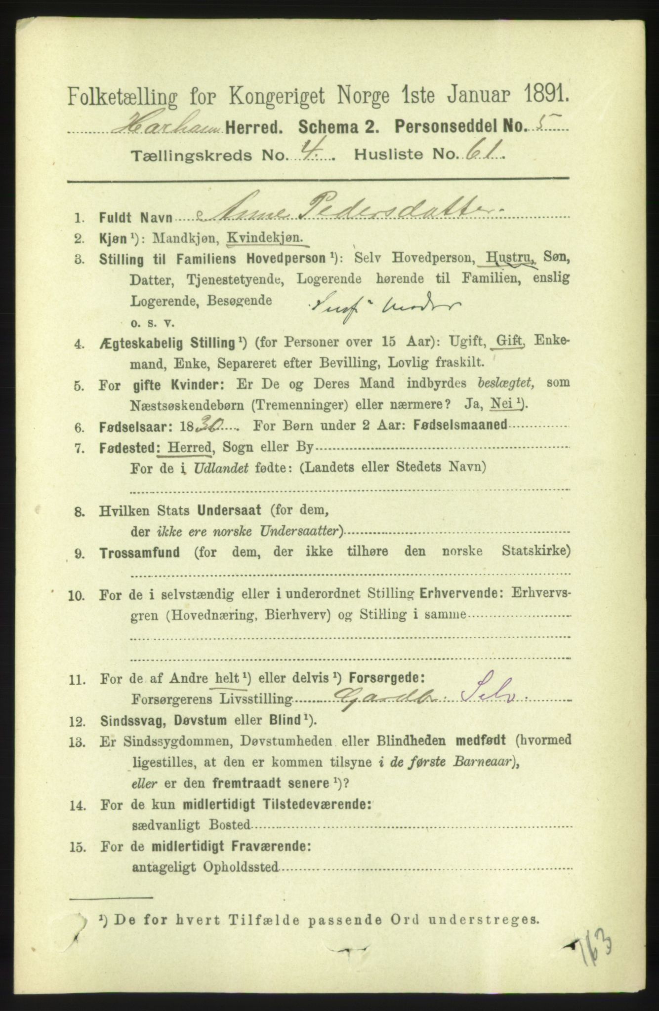 RA, Folketelling 1891 for 1534 Haram herred, 1891, s. 2327