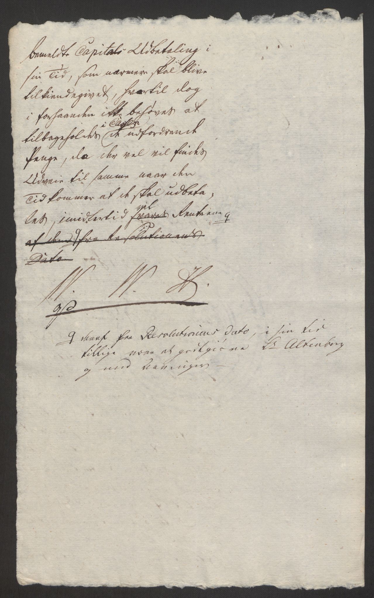 Forsvaret, Den norske kvesthuskasse/krigshospitalkasse, AV/RA-RAFA-1887/F/Fa/L0008: Konsepter, 1790-1793, s. 353