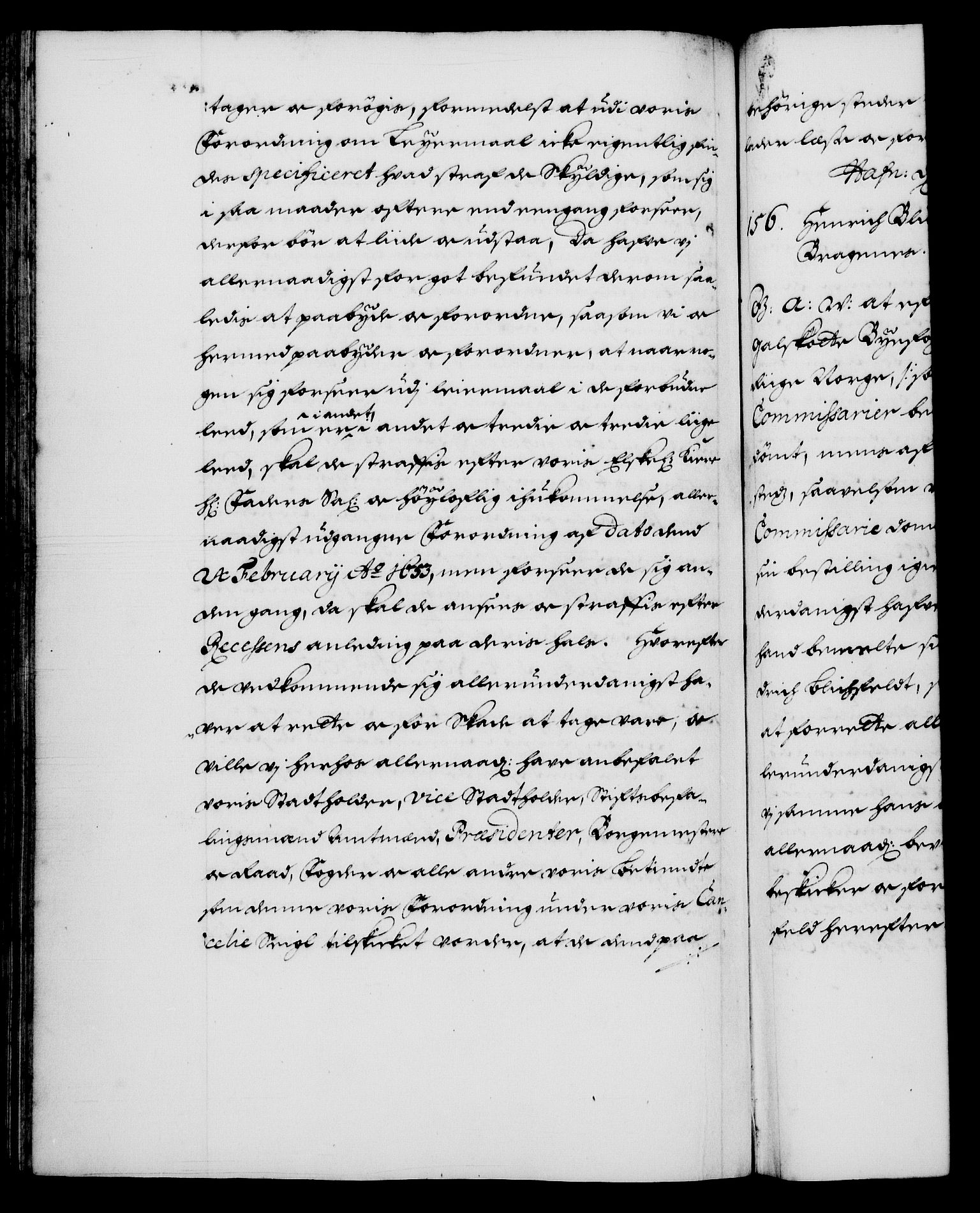 Danske Kanselli 1572-1799, RA/EA-3023/F/Fc/Fca/Fcaa/L0013: Norske registre (mikrofilm), 1681-1684, s. 254b