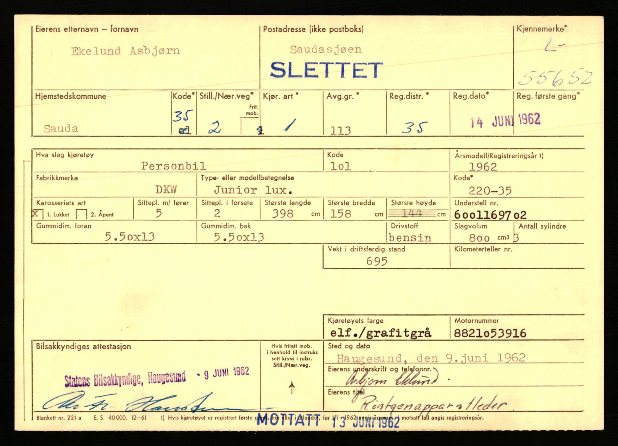 Stavanger trafikkstasjon, AV/SAST-A-101942/0/F/L0054: L-54200 - L-55699, 1930-1971, s. 2719