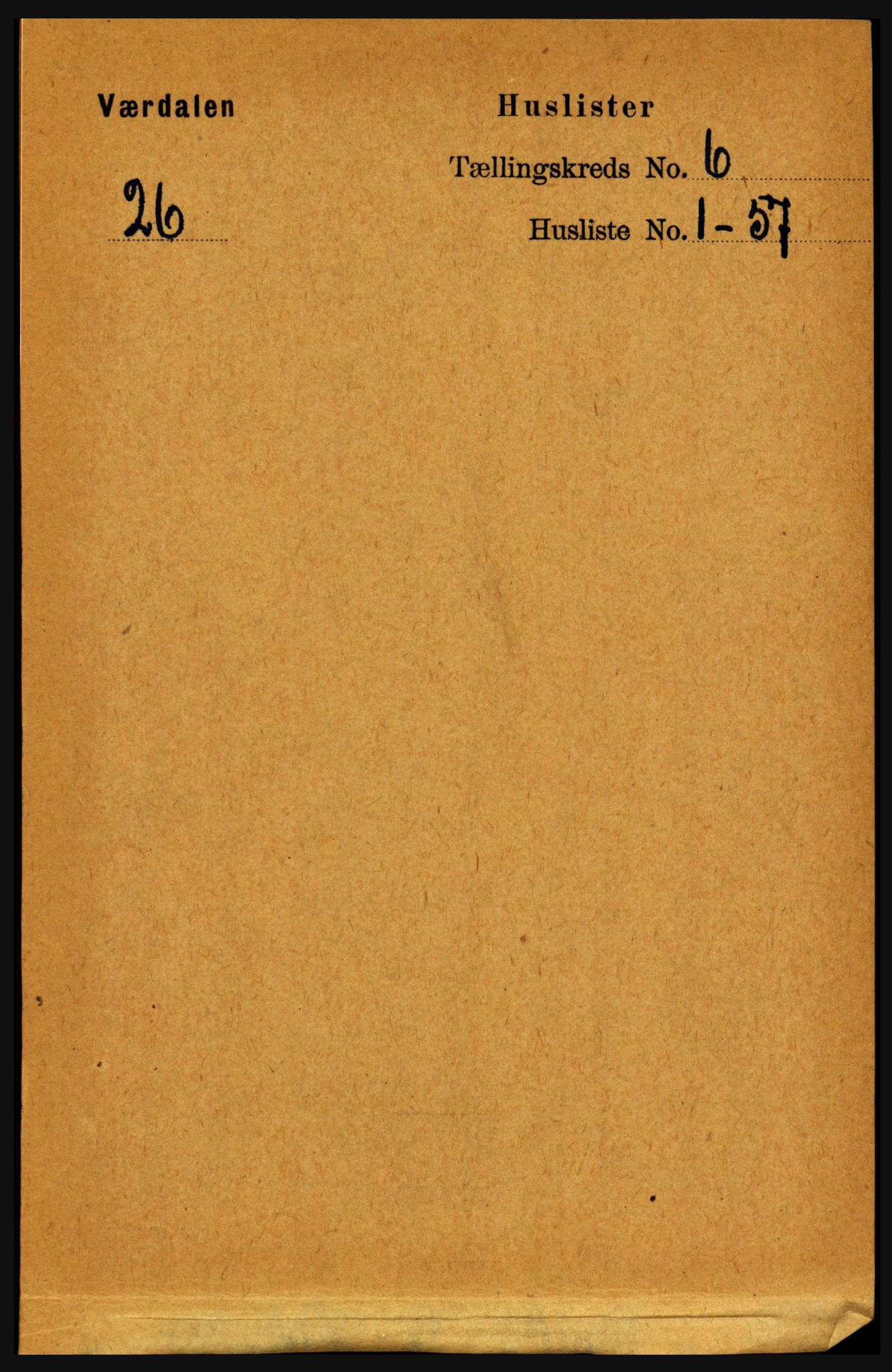 RA, Folketelling 1891 for 1721 Verdal herred, 1891, s. 3493