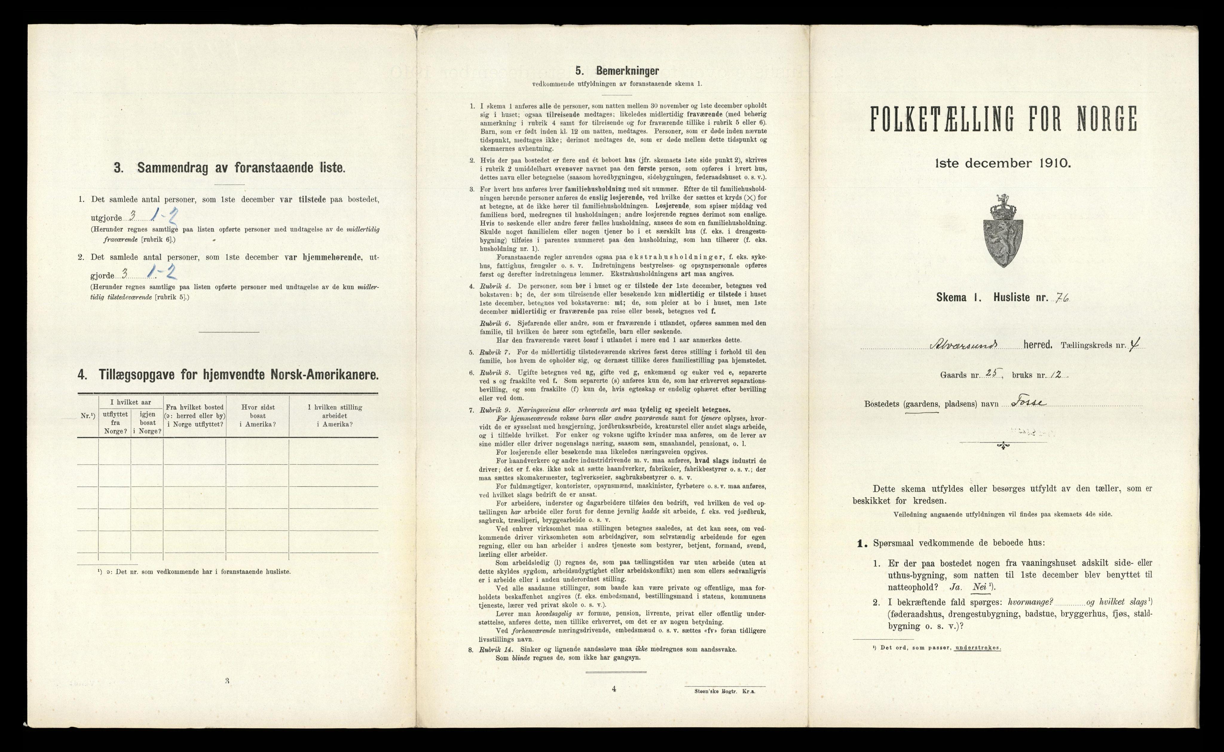 RA, Folketelling 1910 for 1257 Alversund herred, 1910, s. 424
