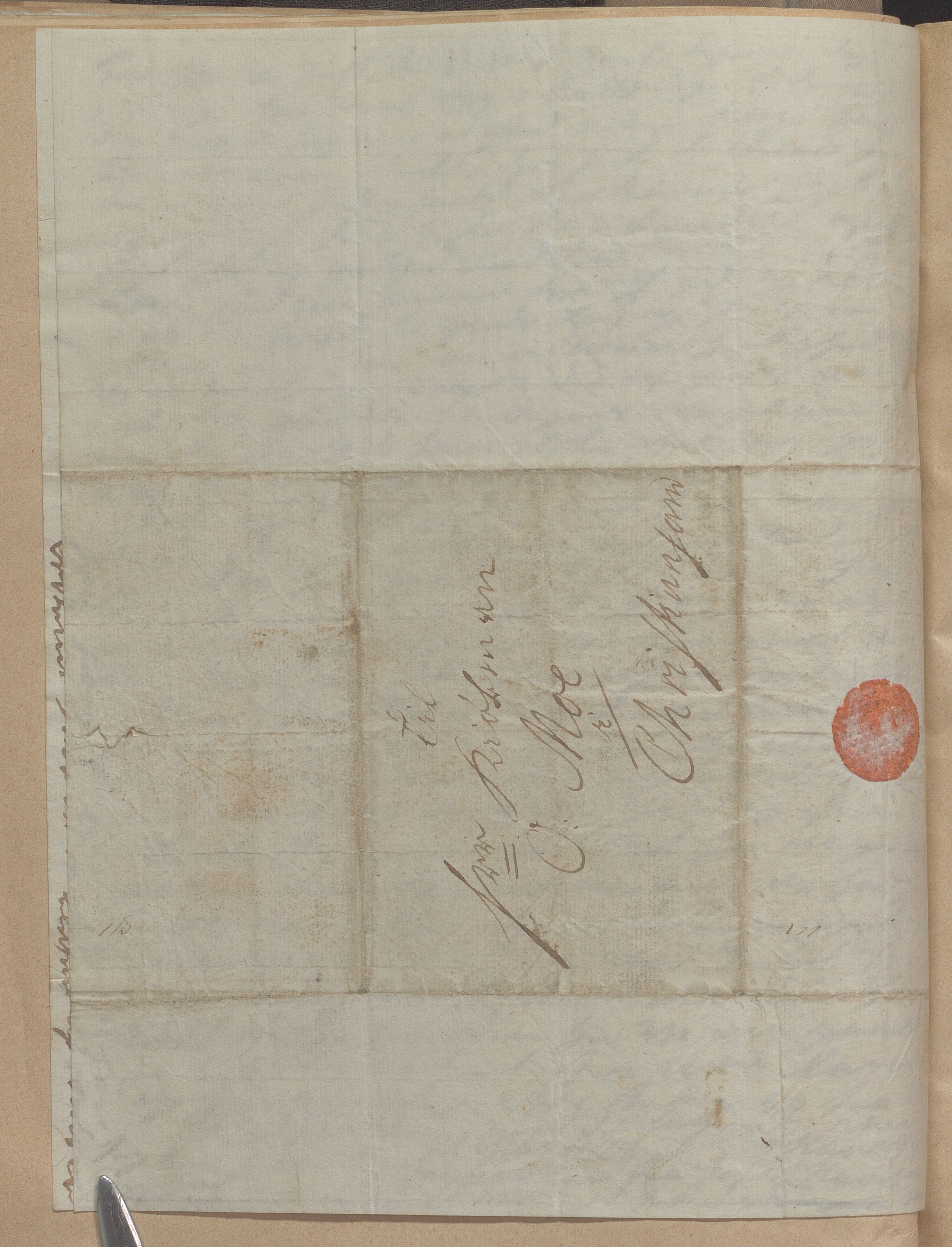 Heggtveitsamlingen, TMF/A-1007/H/L0050: Innbundne brev, Ms A, med innlagt registratur. , 1800-1850